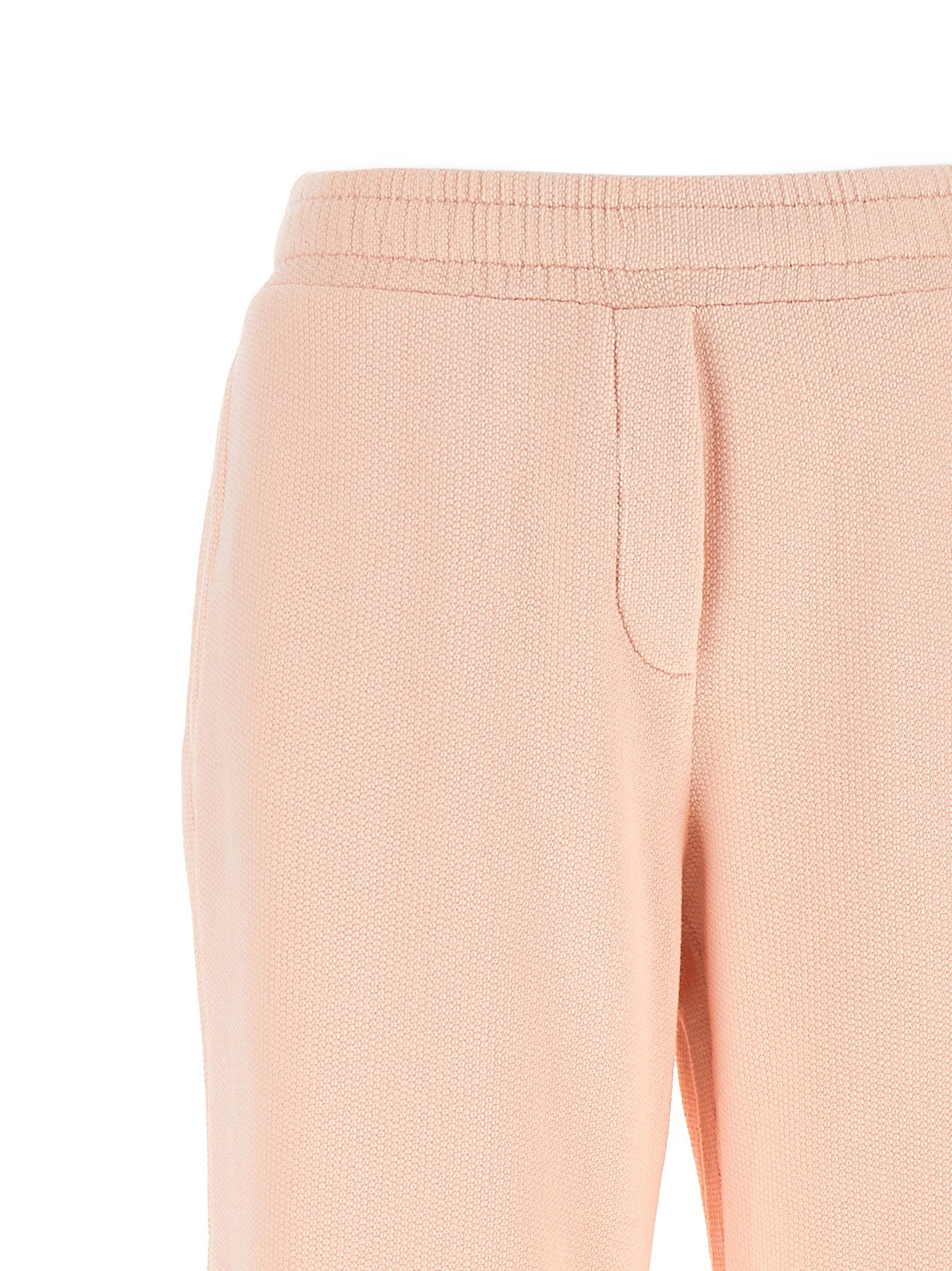 Dolce & Gabbana Logo Embroidery Joggers Pink