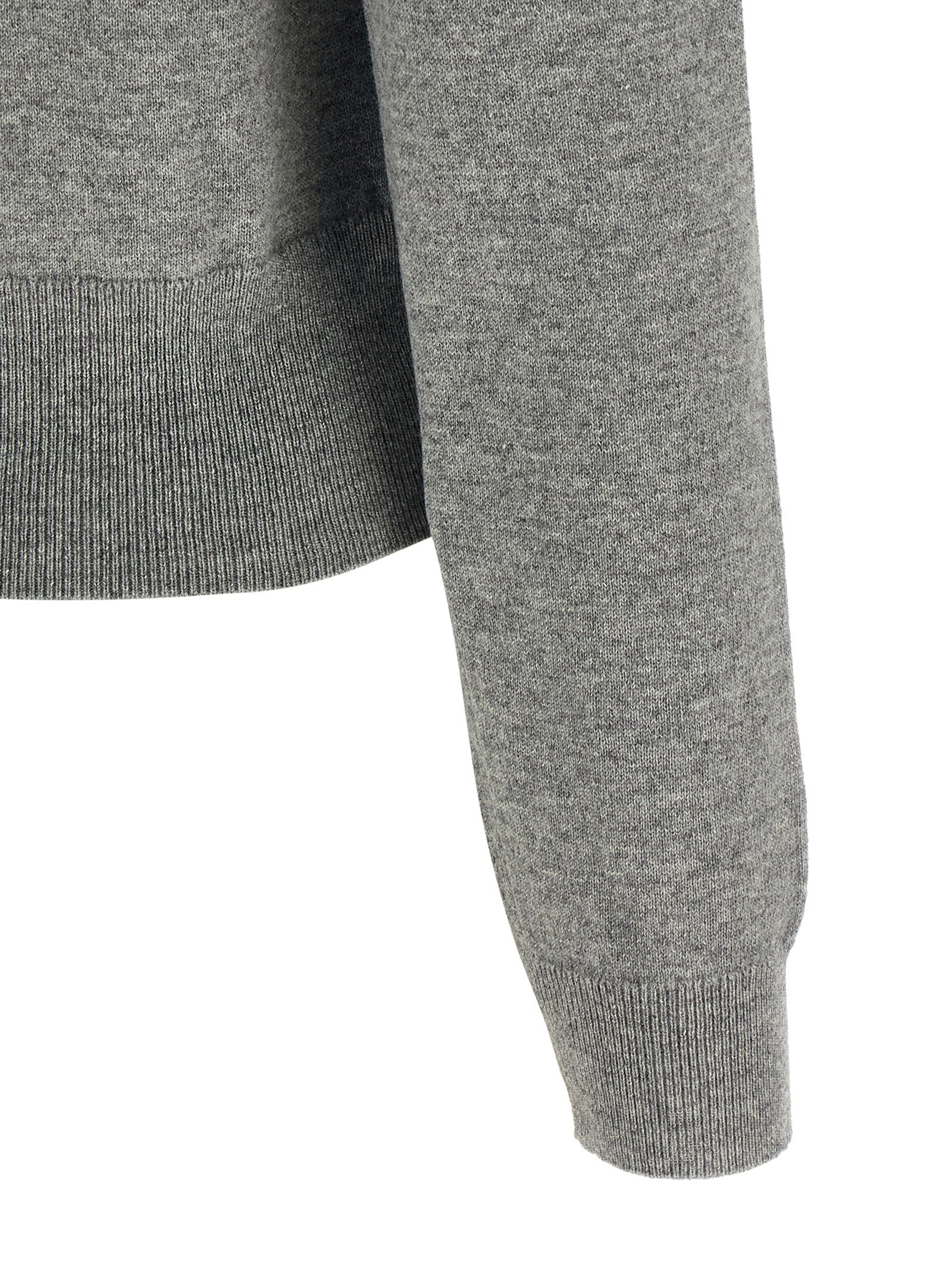Dolce & Gabbana Logo Buttons Cardigan Gray