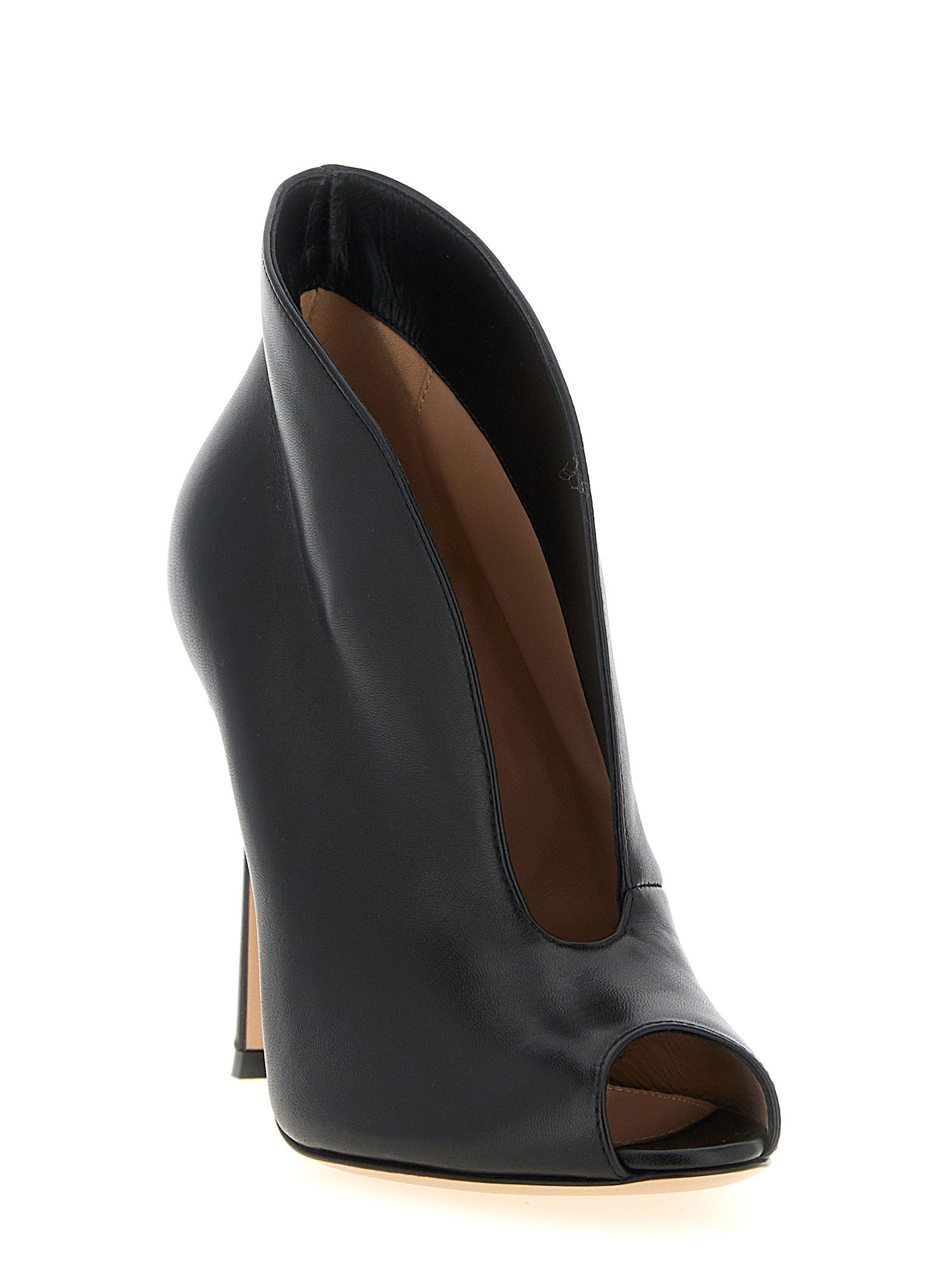 Gianvito Rossi Vamp Ankle Boots Black