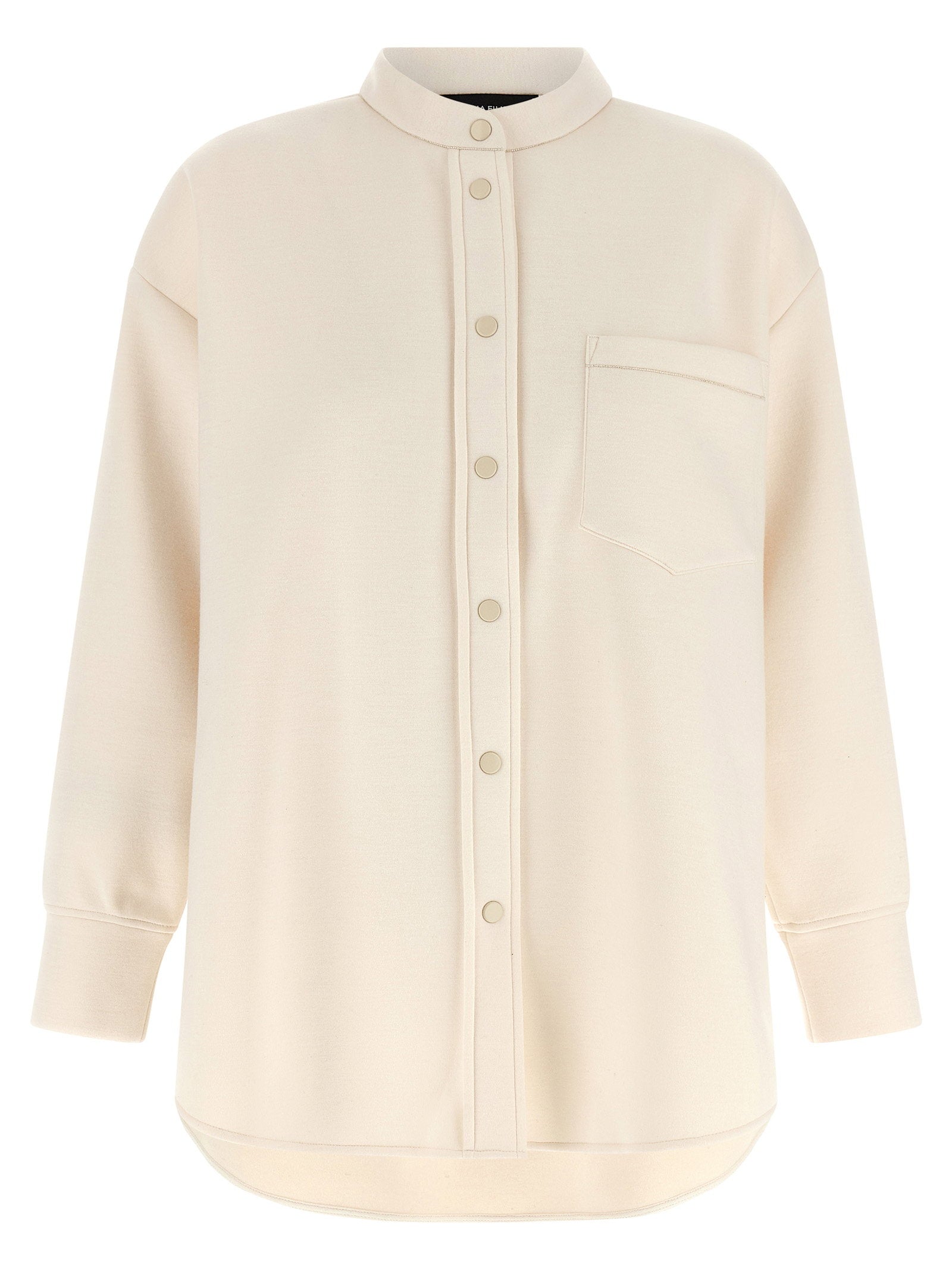 Fabiana Filippi Scuba Cashmere Shirt Beige