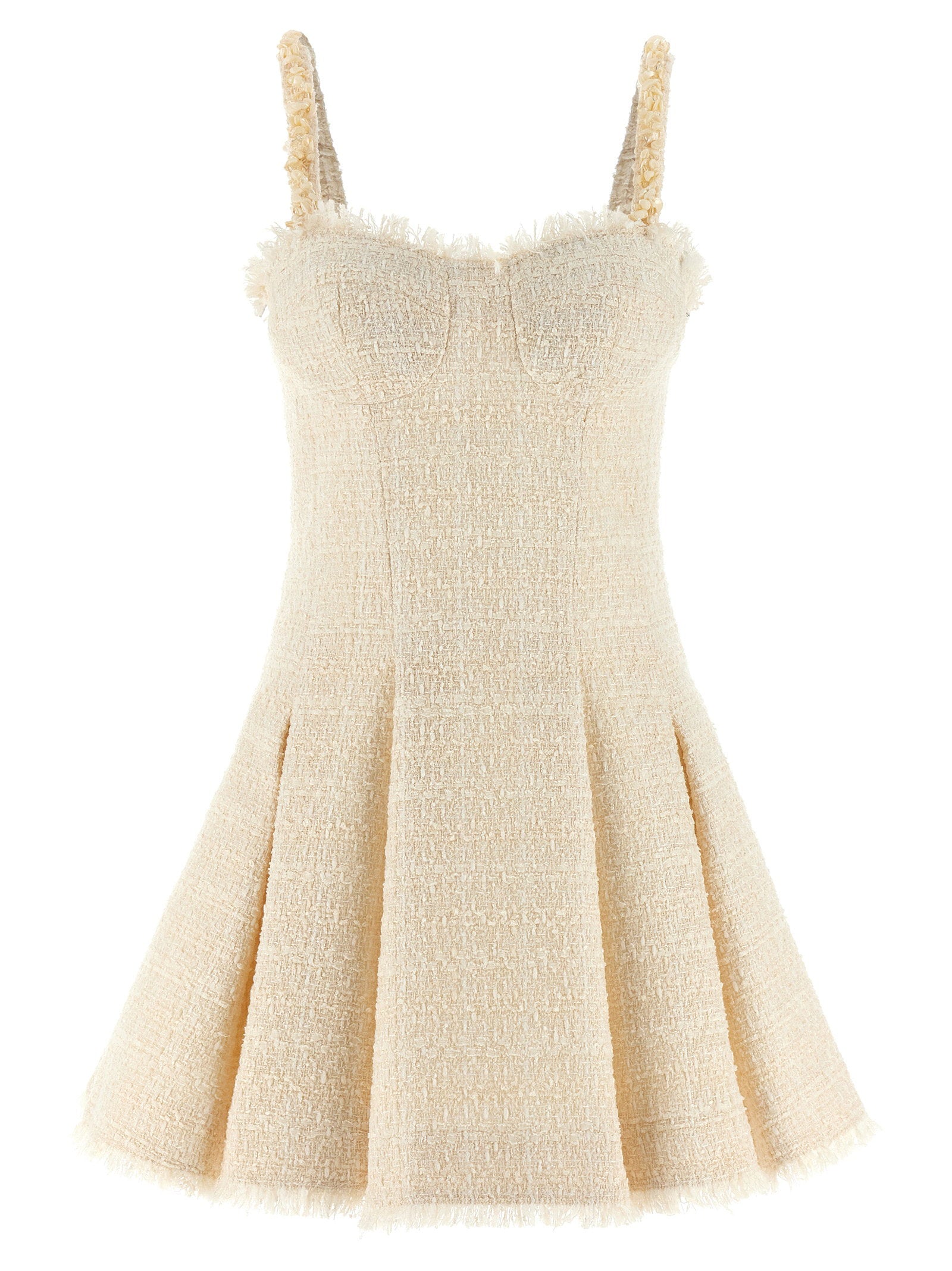 Balmain Conchiglie Dress White