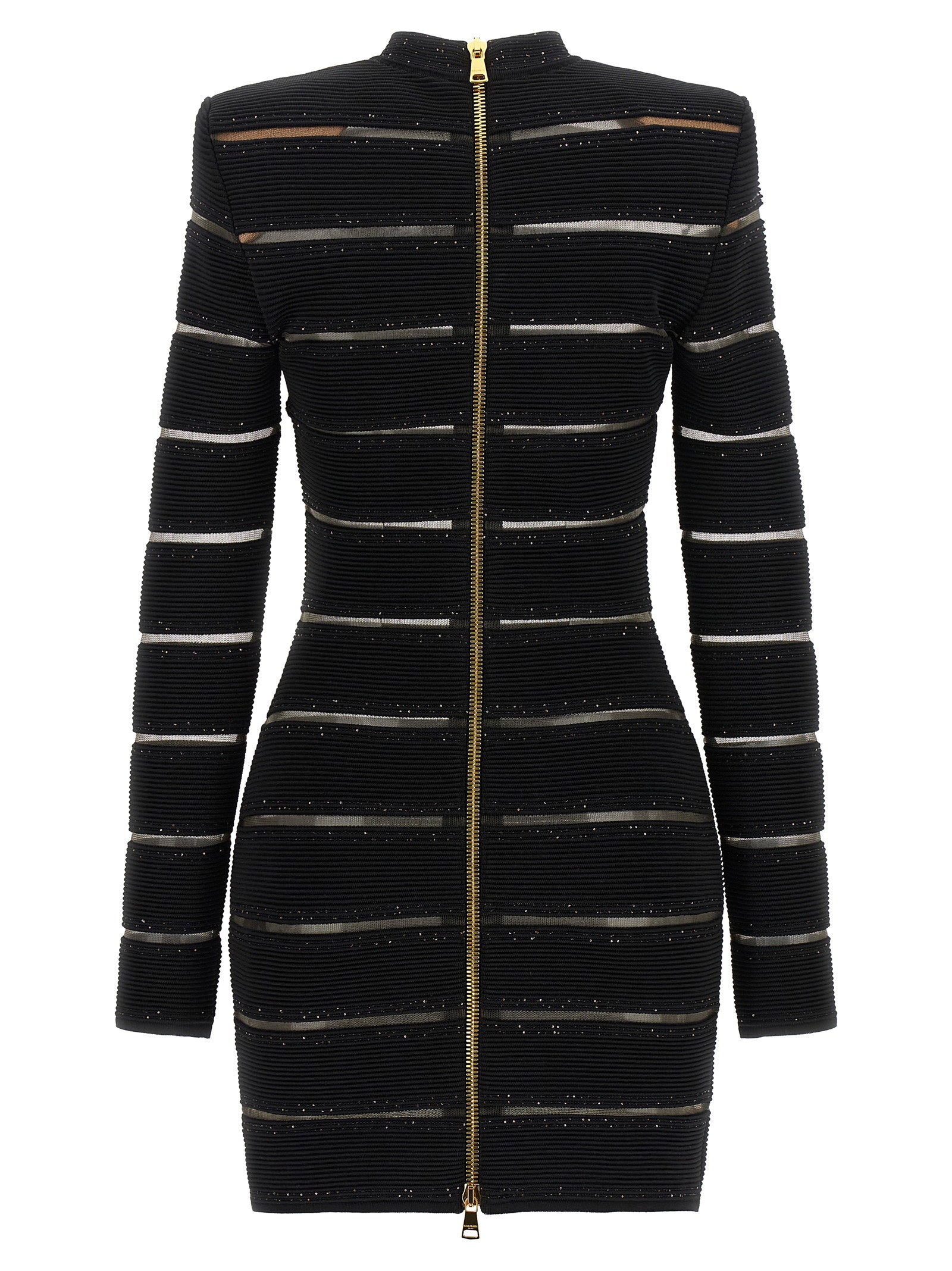Balmain Bodycon Dress Black