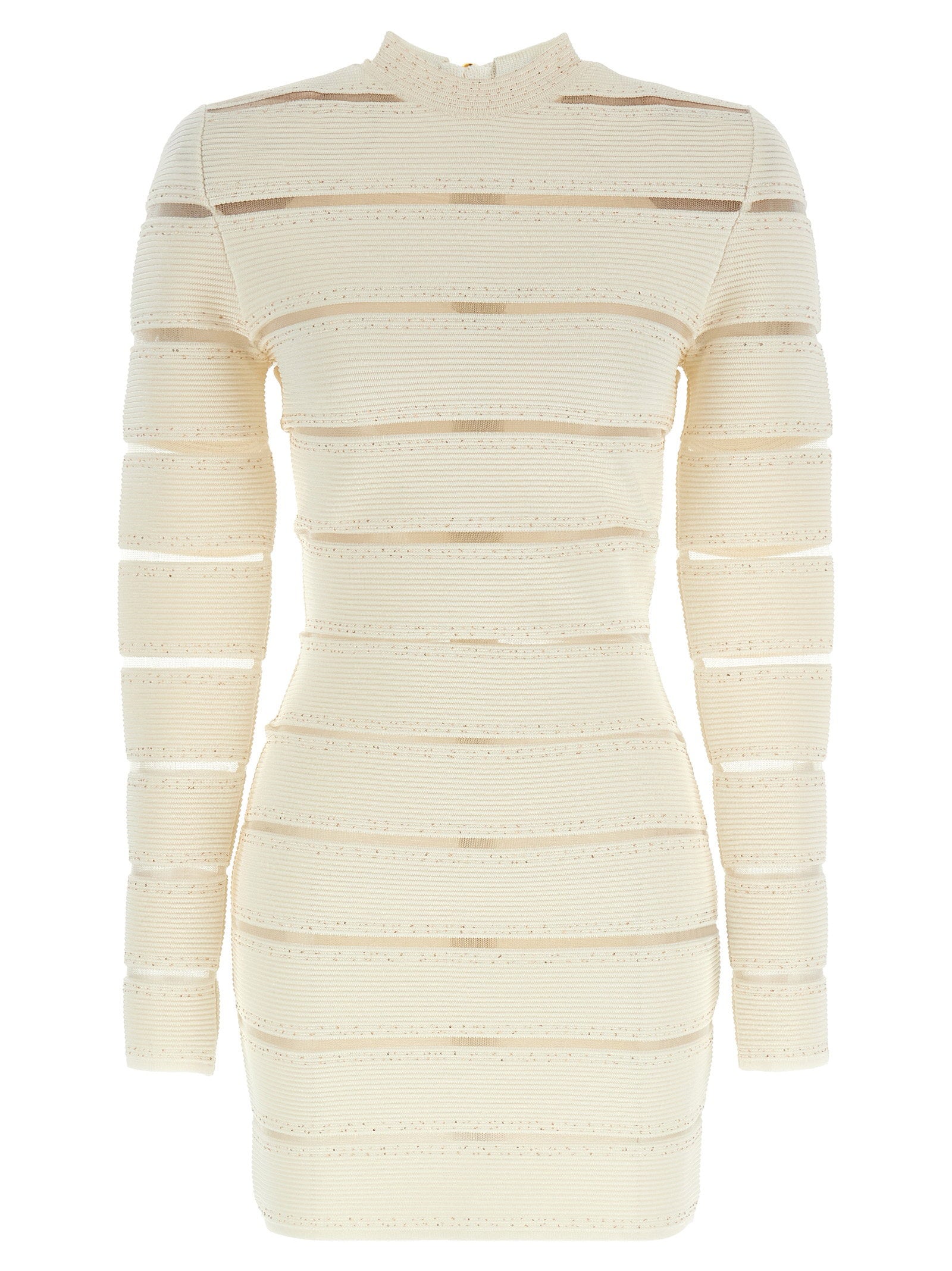 Balmain Bodycon Dress White