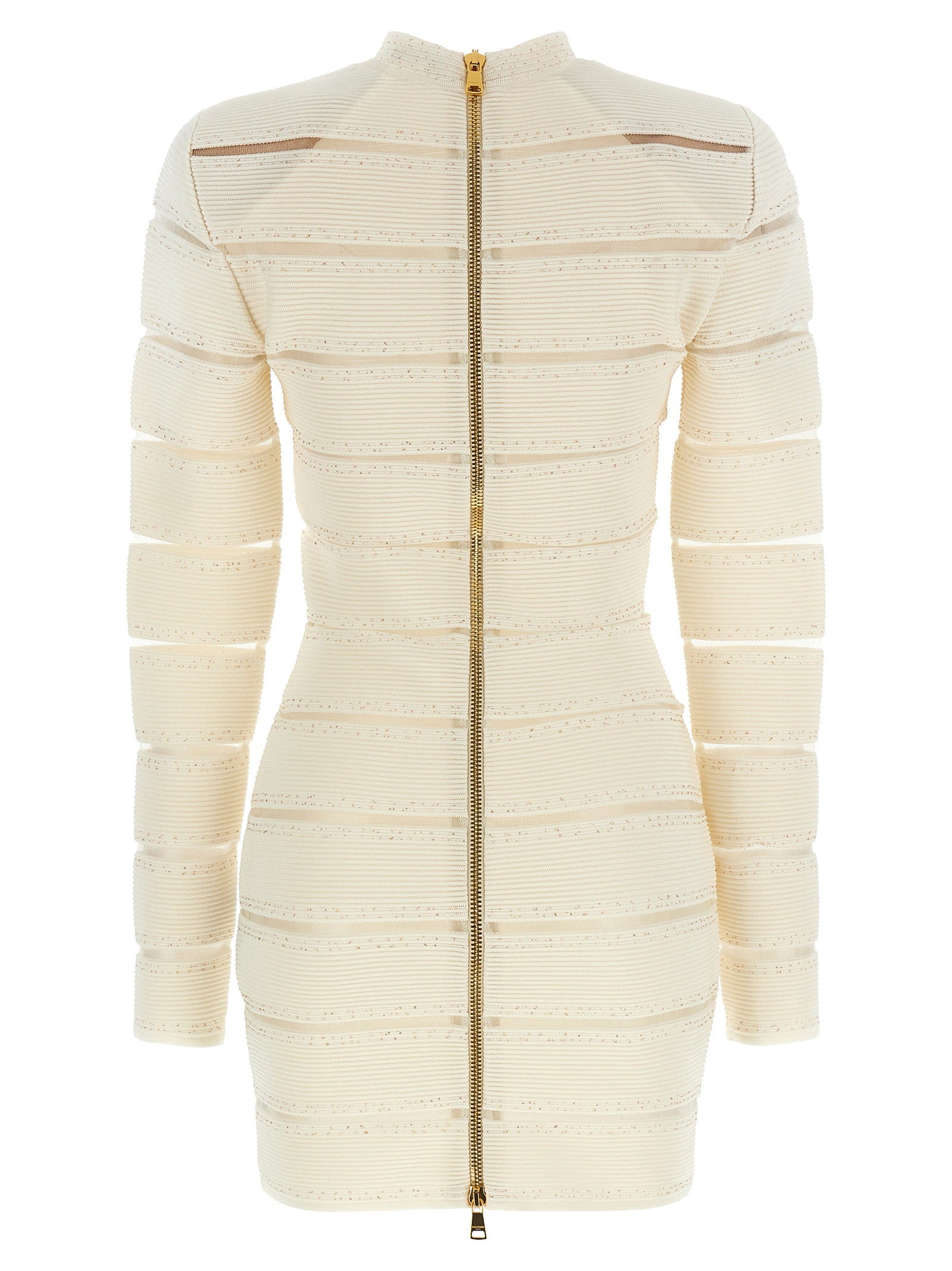 Balmain Bodycon Dress White