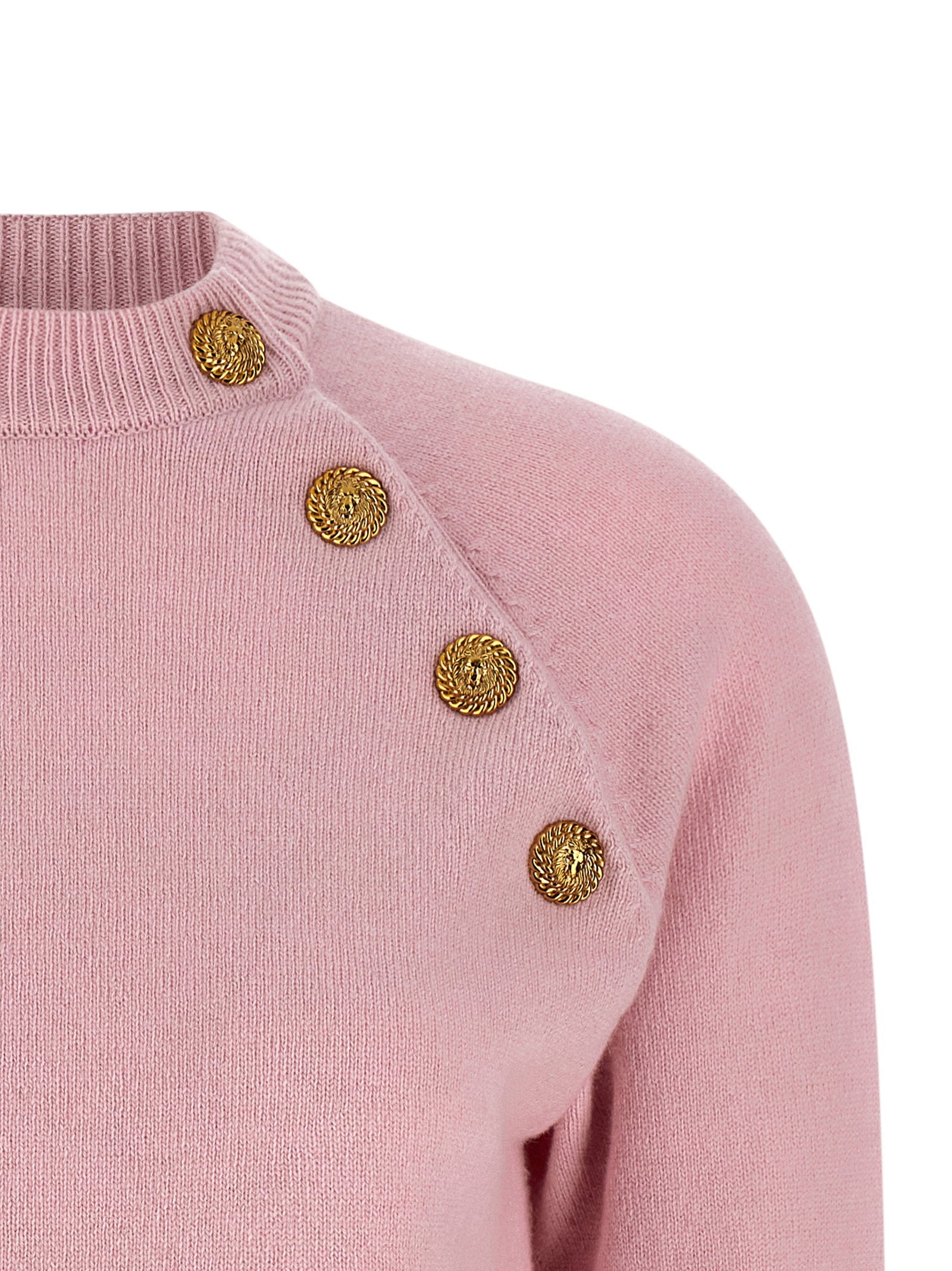 Balmain Cashmere Sweater Pink