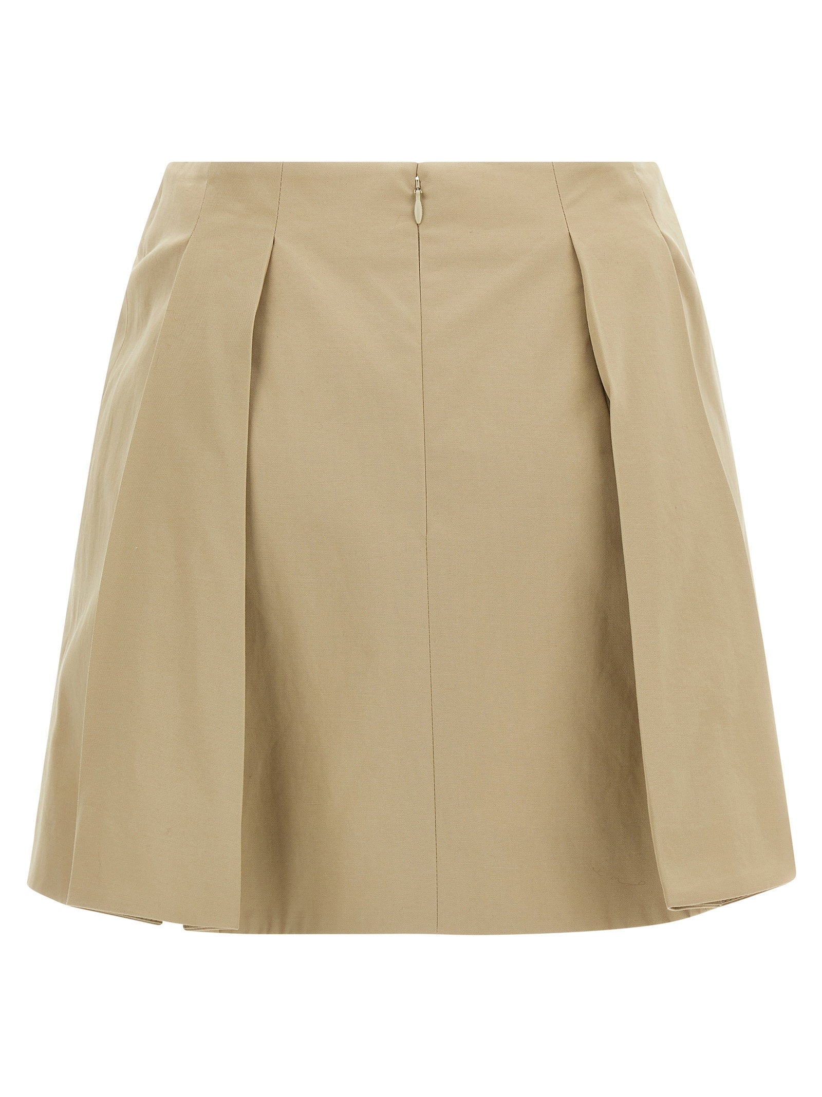 Balmain Chain Skirt Beige