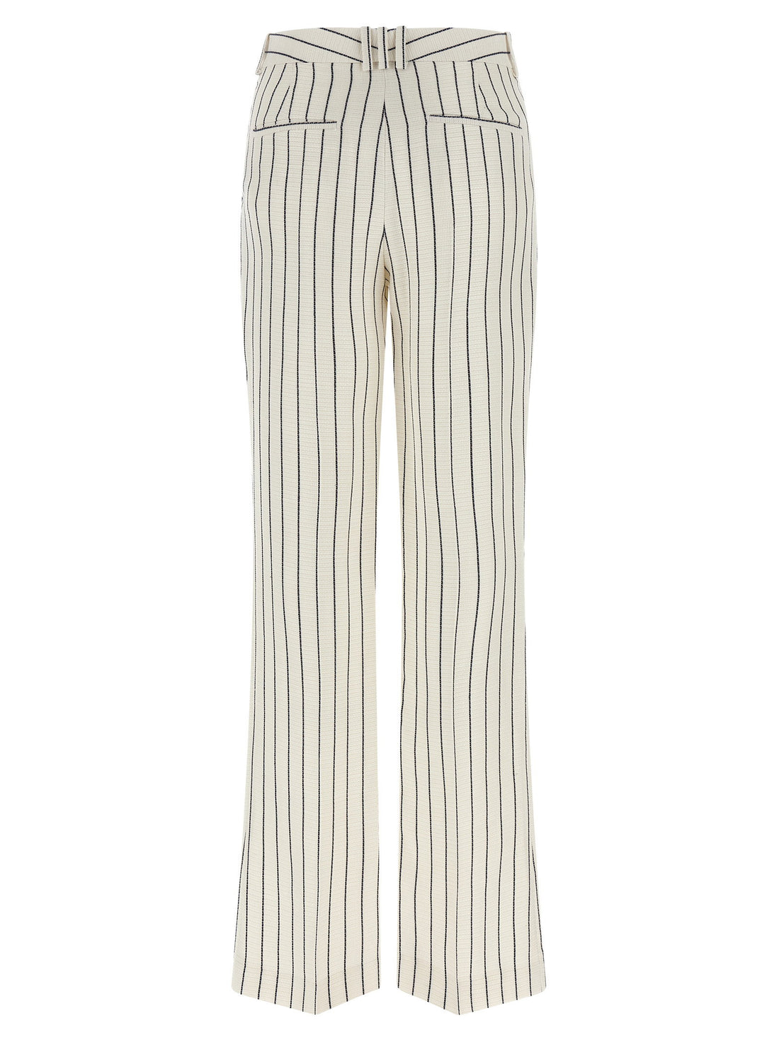 Balmain Striped Pants White