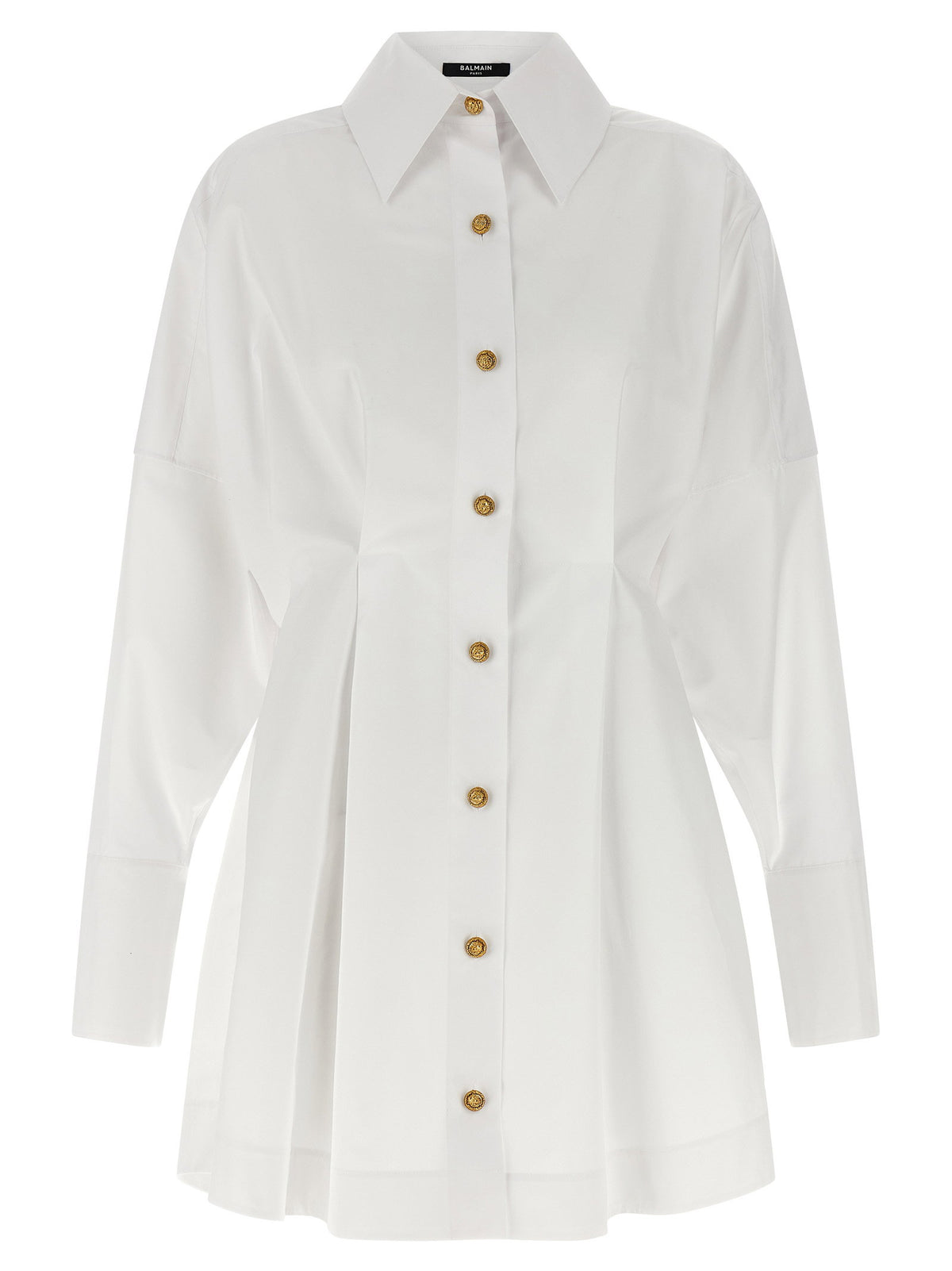Balmain Chemisier Dress White