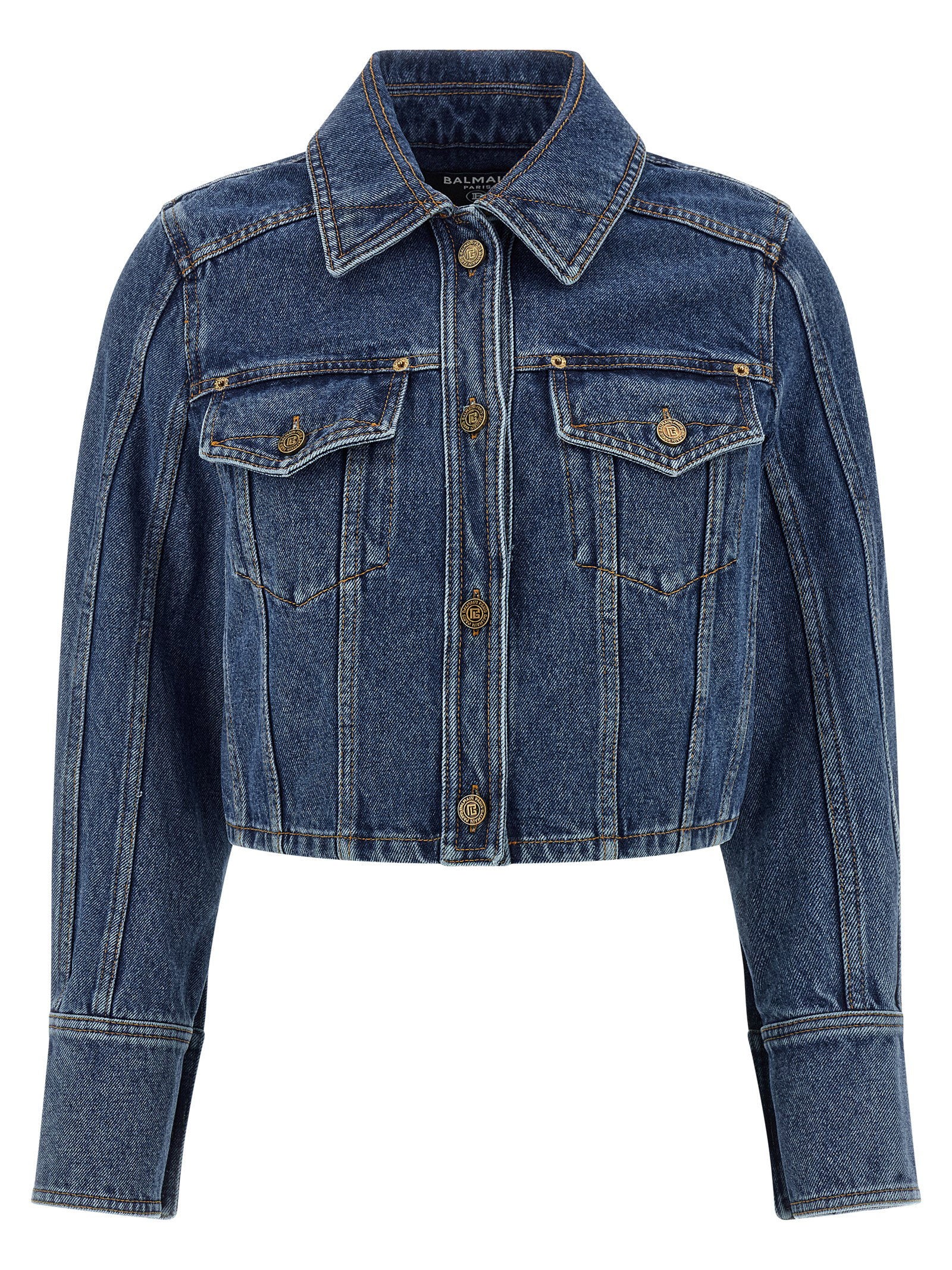 Balmain Denim Jacket Blue