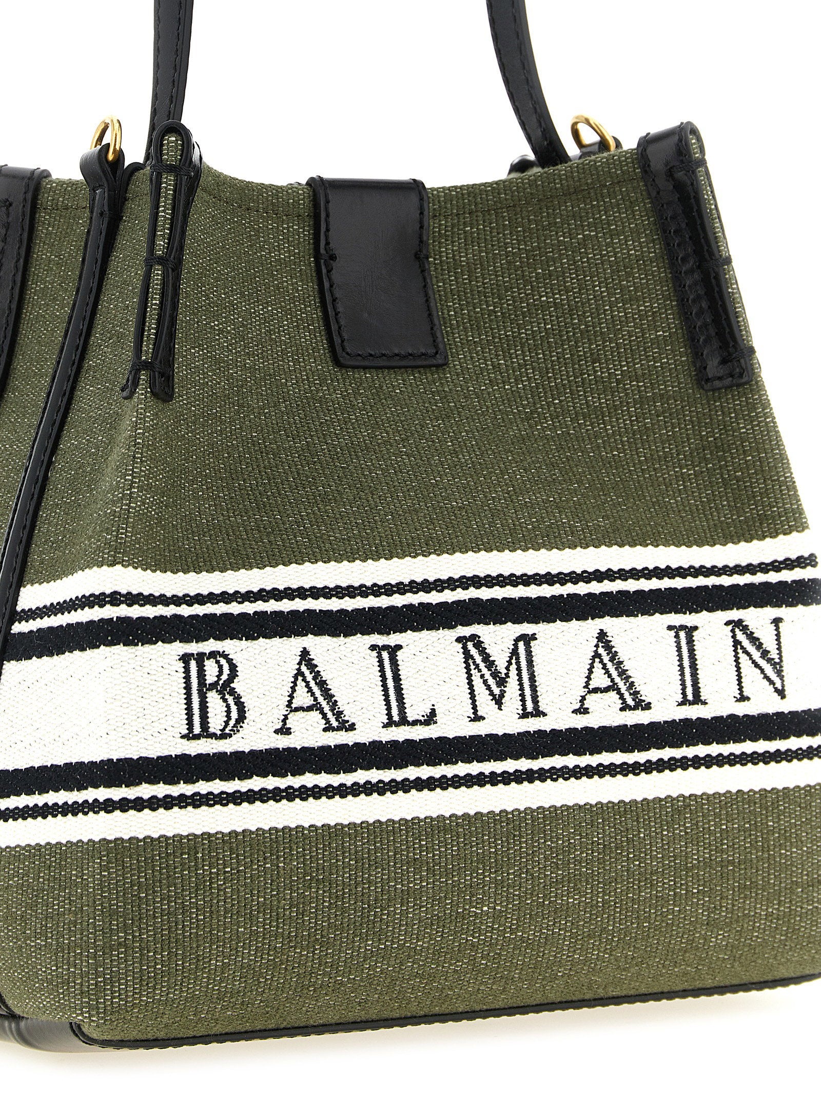 Balmain Release Bucket Bag Green