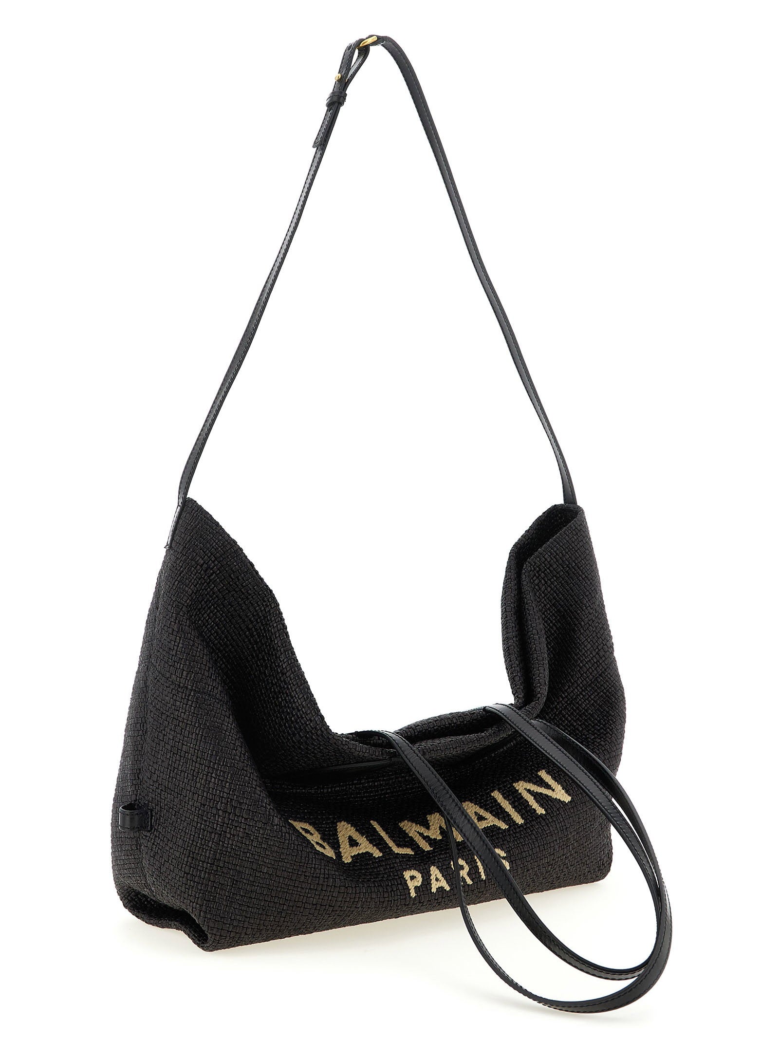 Balmain Track Shopping Bag Black