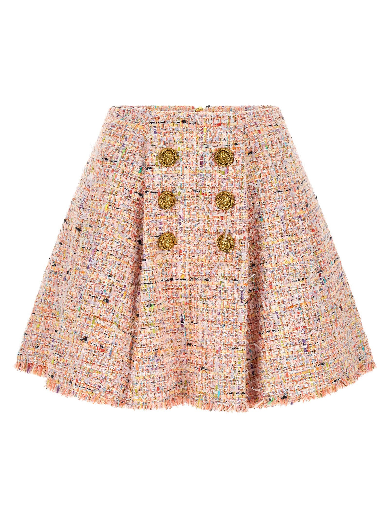 Balmain Skater Skirt Pink