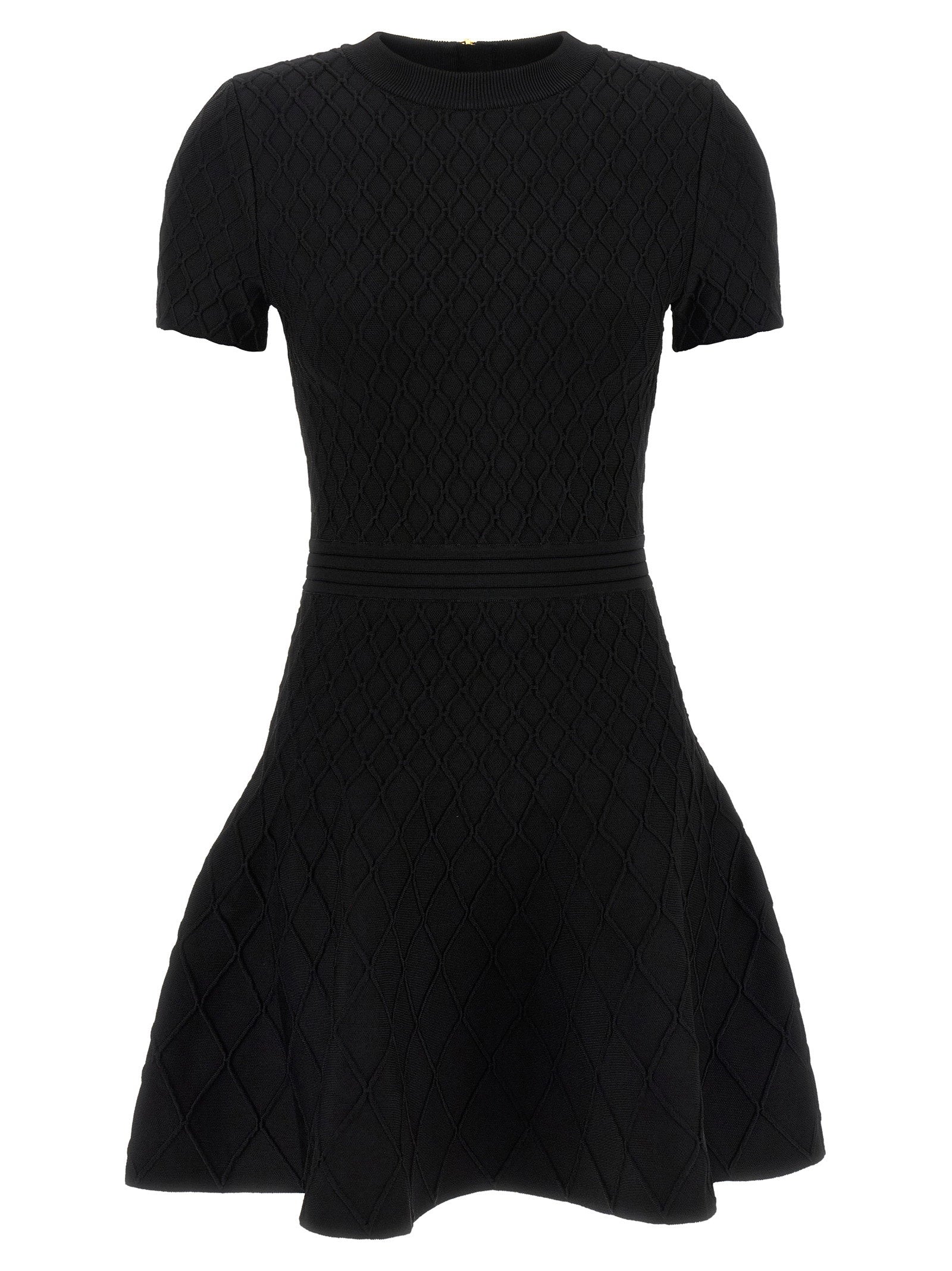 Balmain Skater Dress Black