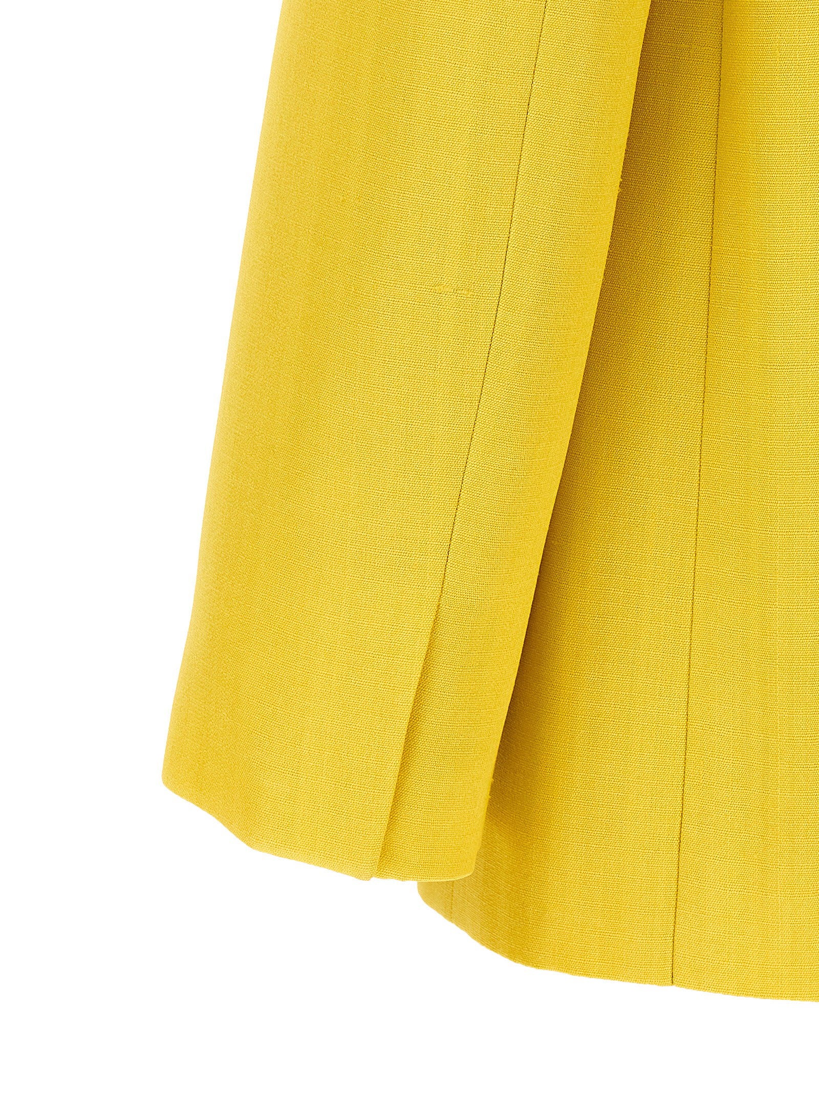 Jil Sander Single-breasted Blazer Yellow