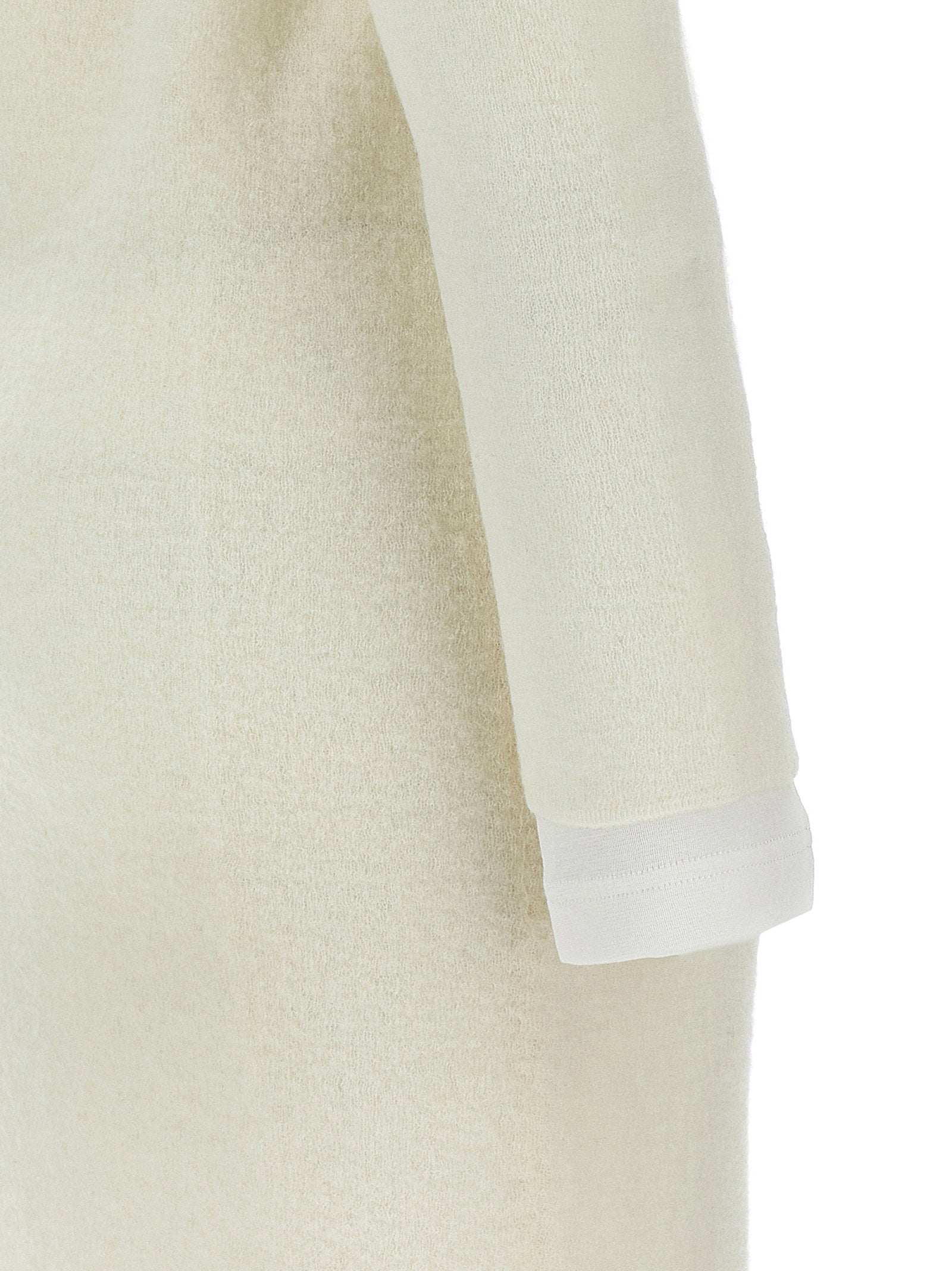 Jil Sander Dress With Petticoat White