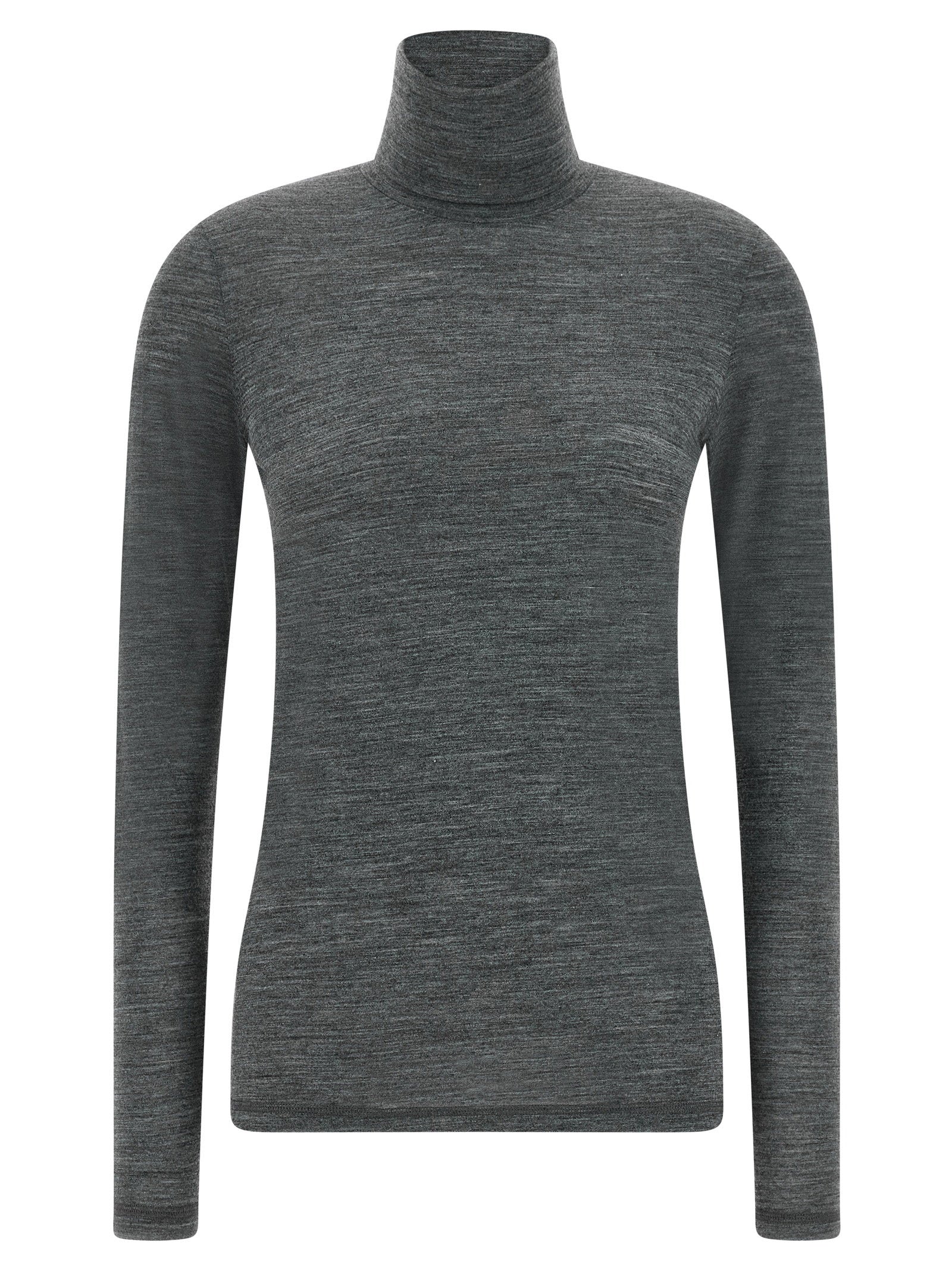 Jil Sander High Neck T-shirt Gray
