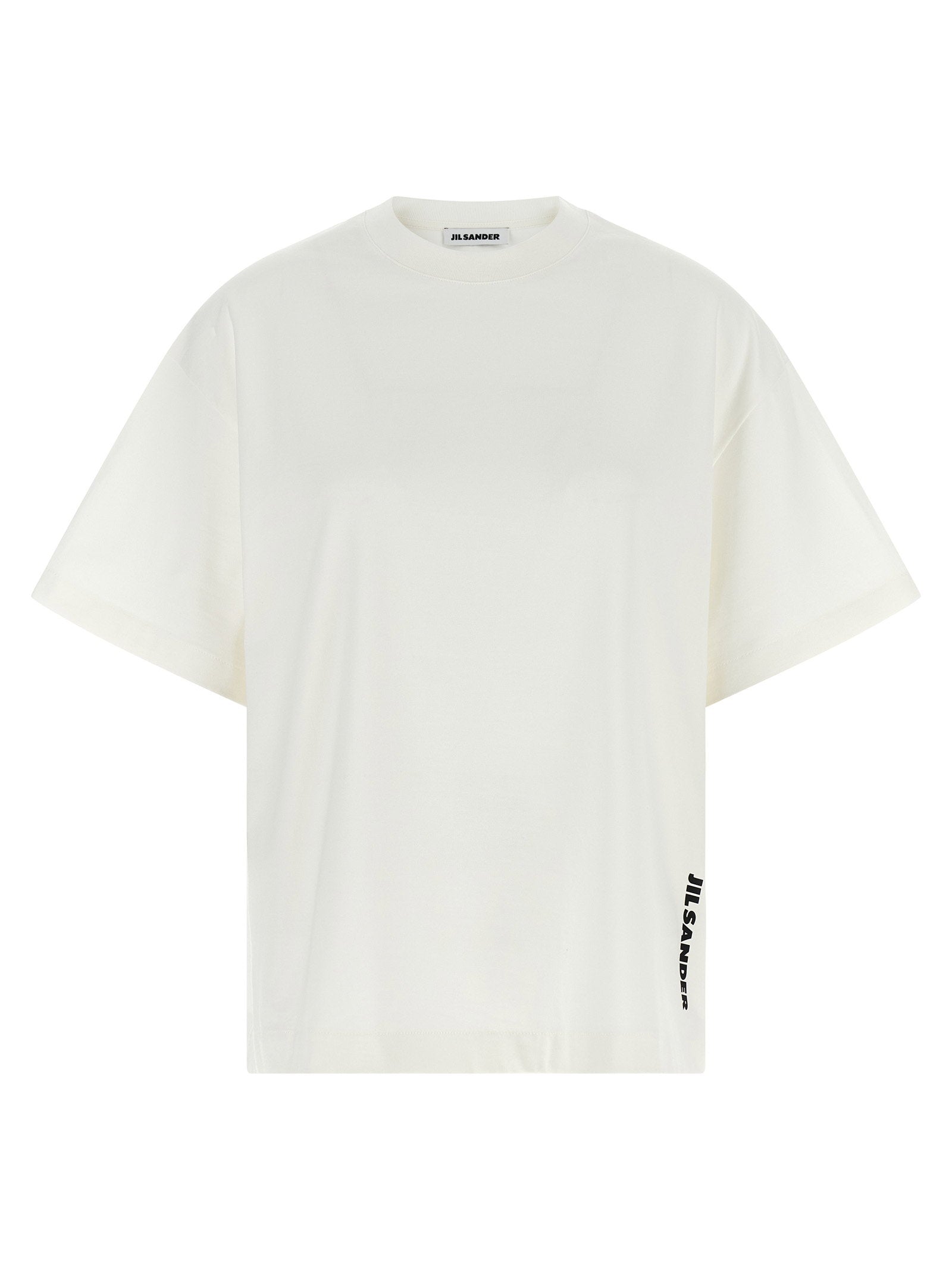 Jil Sander Logo T-shirt White/black