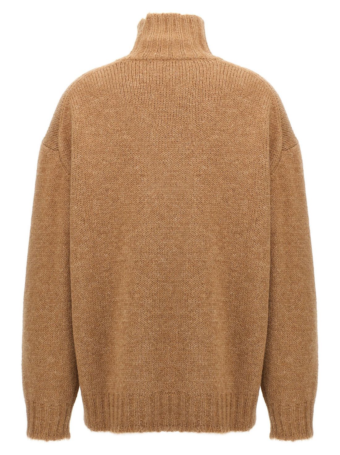 Jil Sander High Neck Sweater Beige