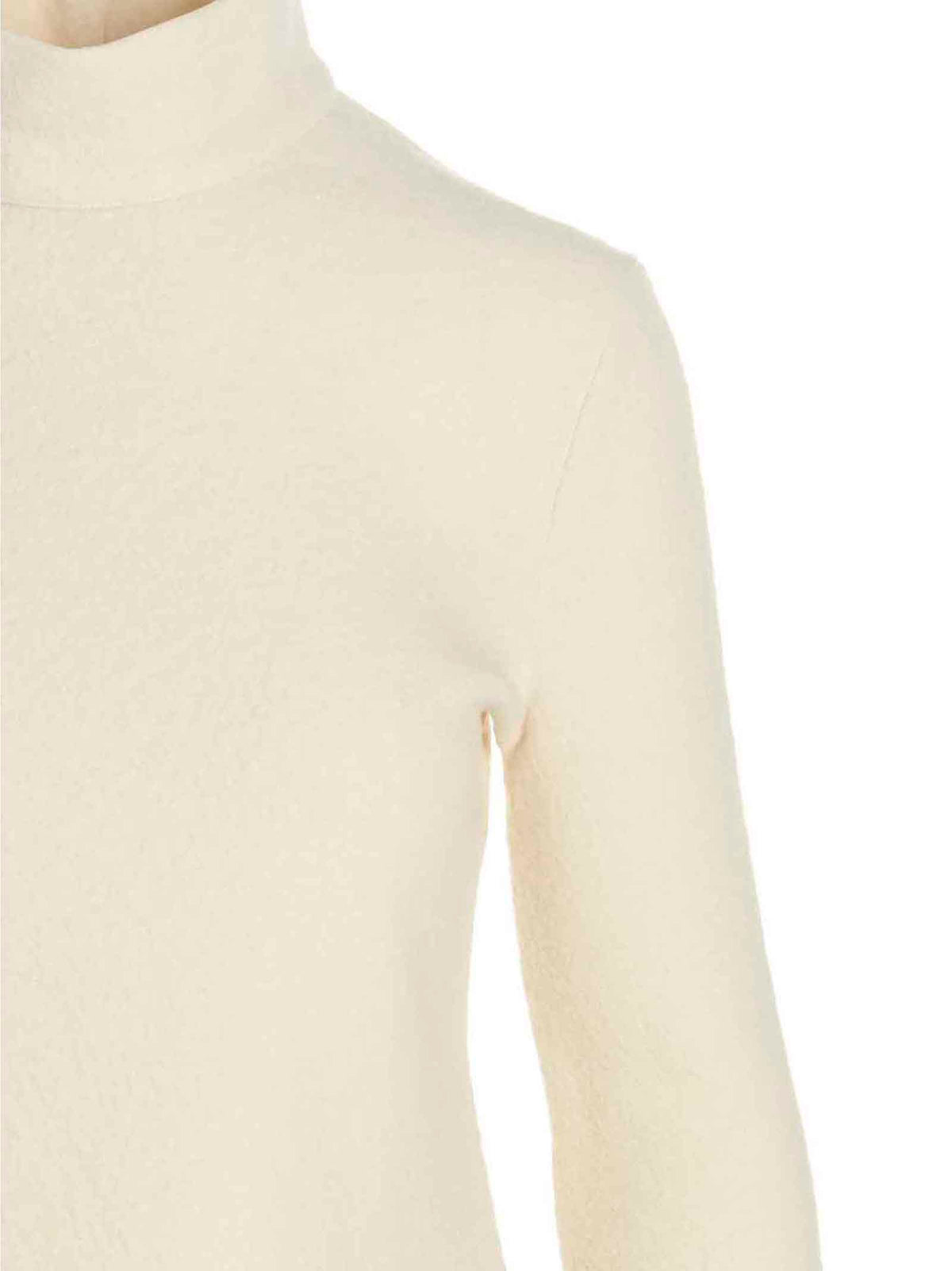 Jil Sander Turtle Neck Sweater White