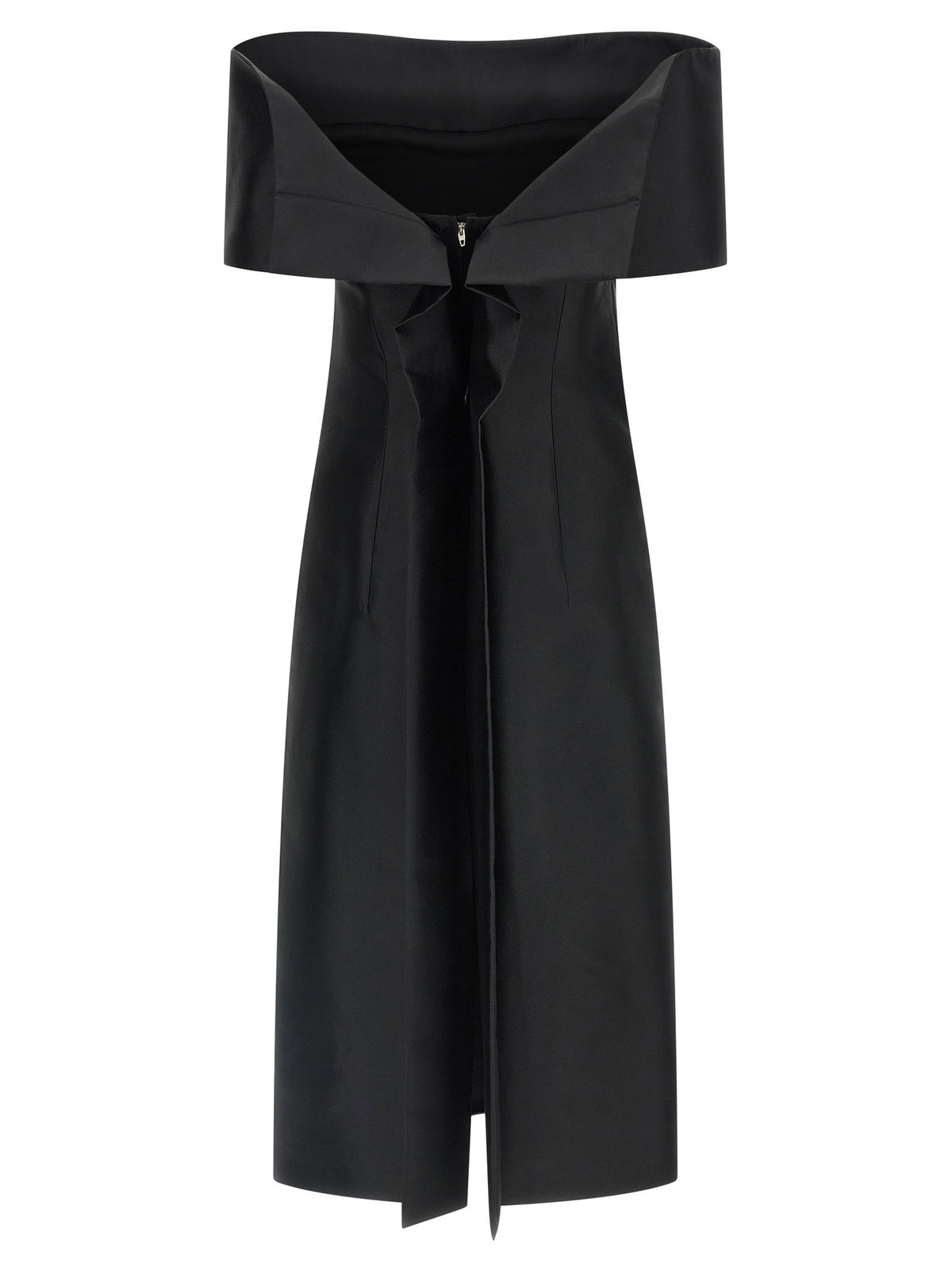 Jil Sander Off-the-shoulder Dress Black