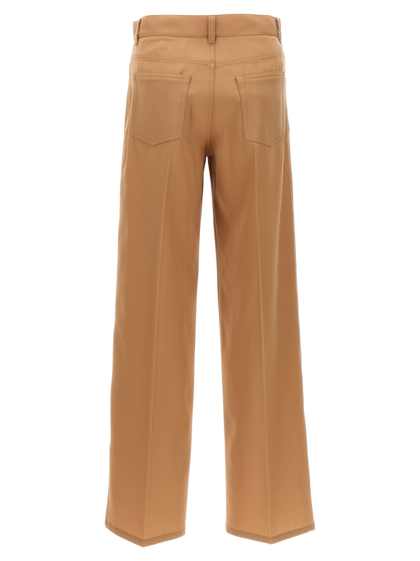 Jil Sander Loose Leg Pants Beige