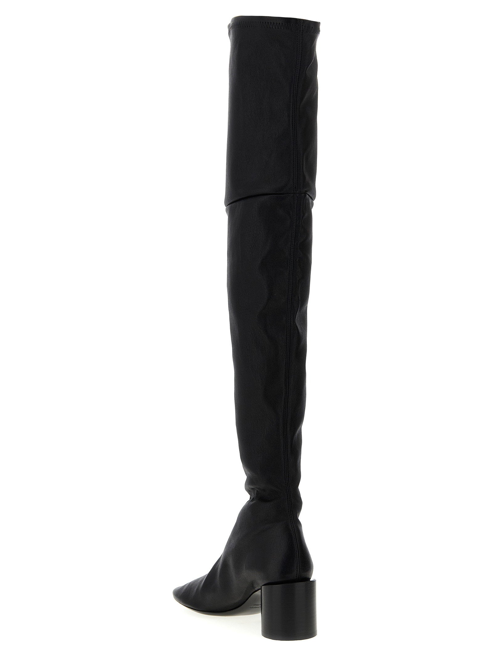 Jil Sander Nappa Boots Black