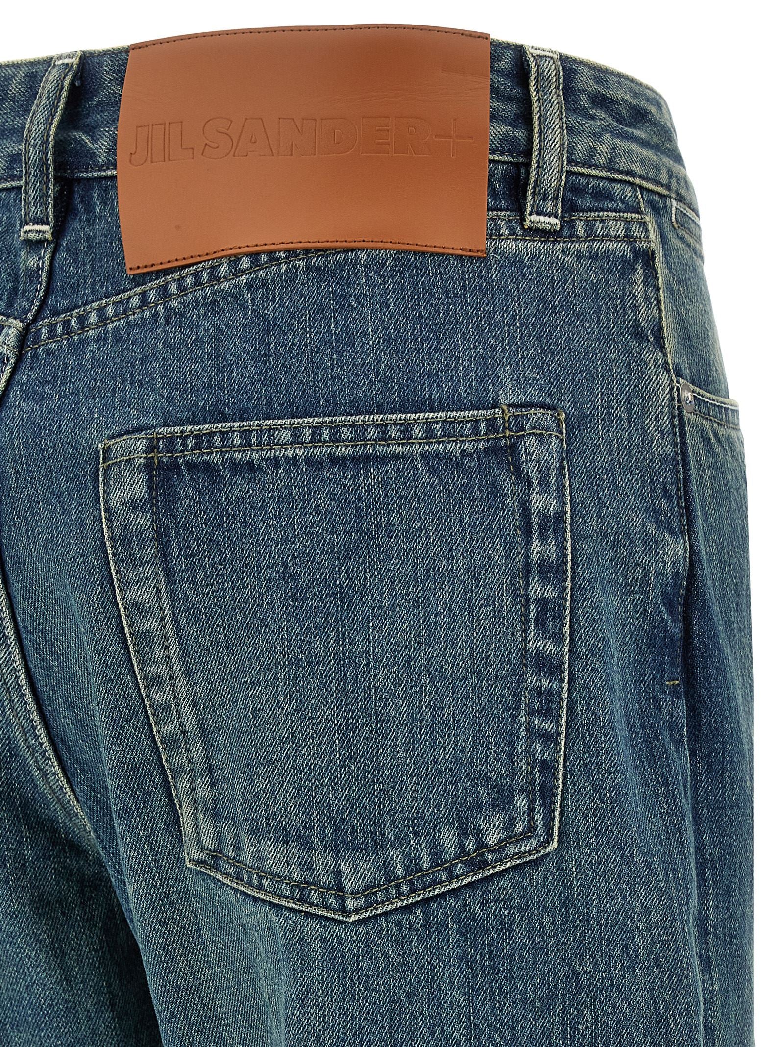 Jil Sander Slim Twist Jeans Blue
