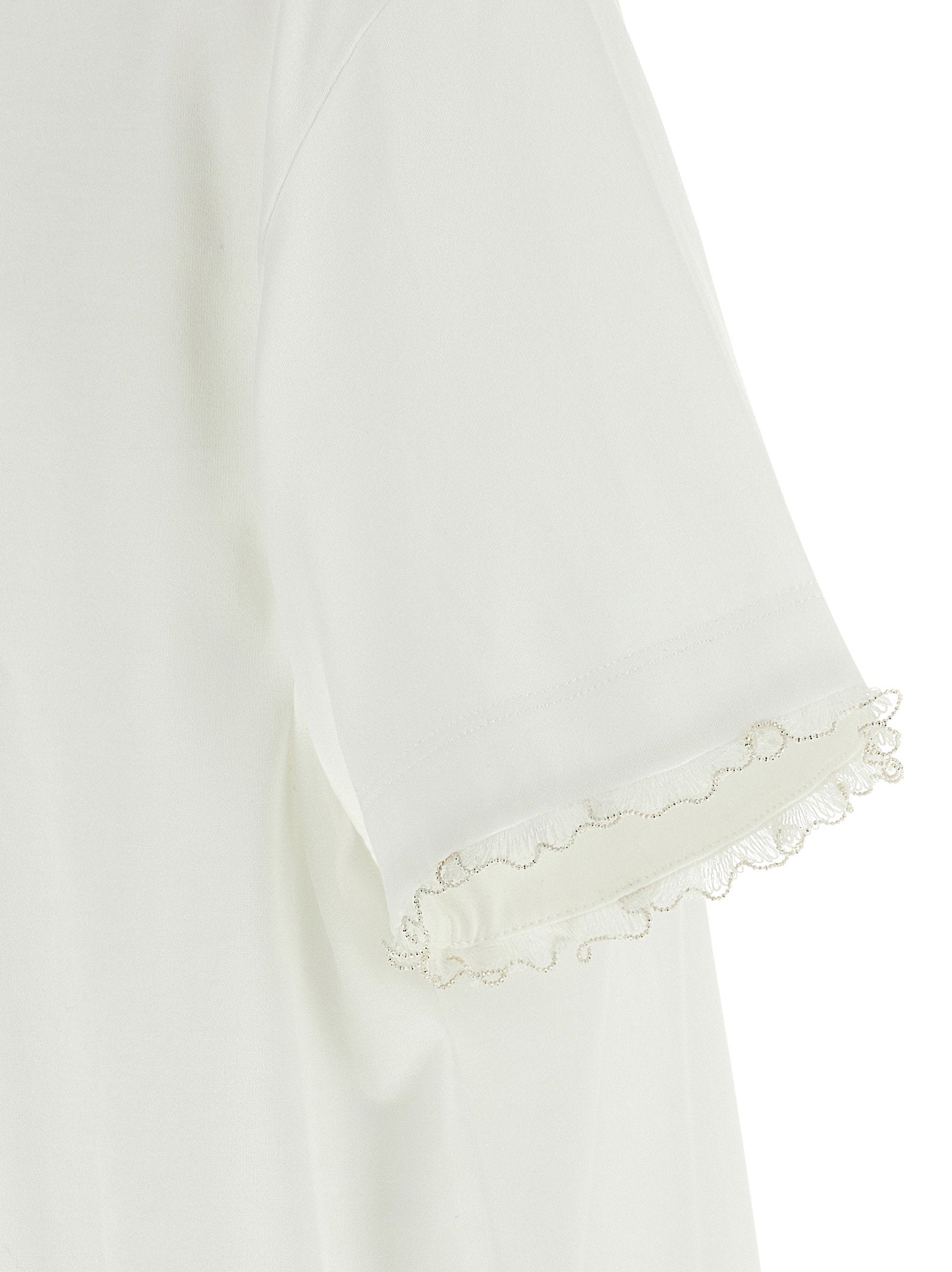 Fabiana Filippi Embroidery T-shirt White