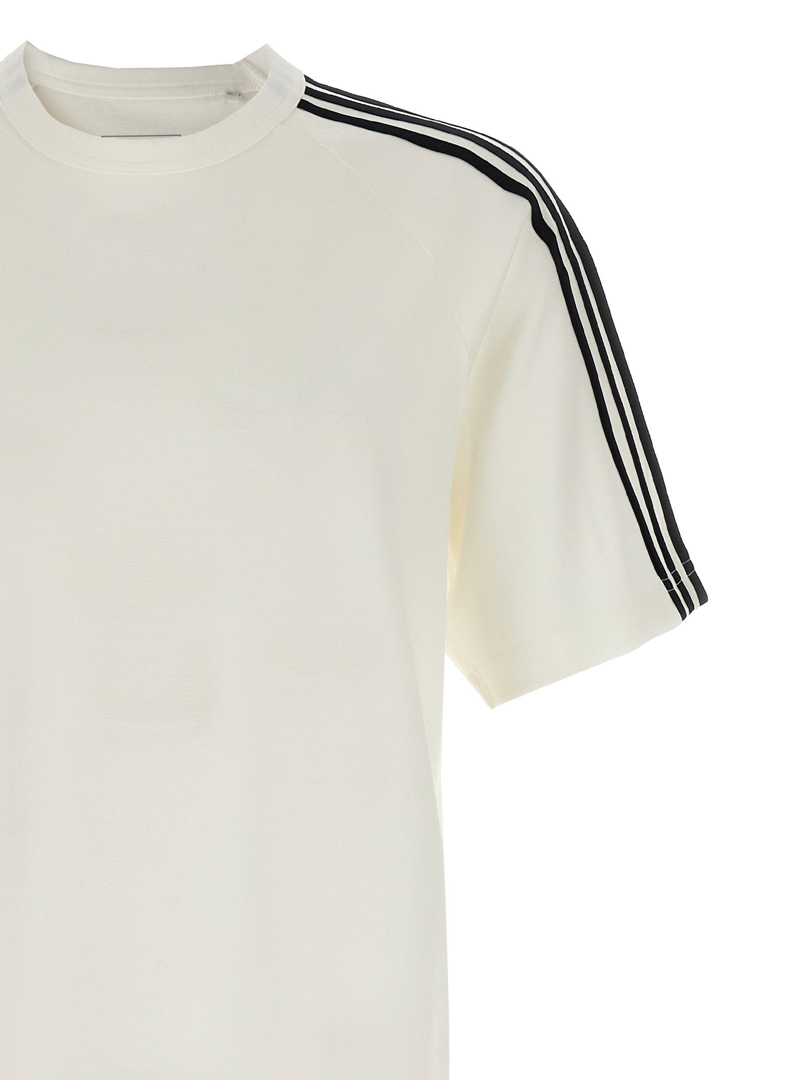 Y-3 Short Sleeve Tee 3-stripes T-shirt White/black