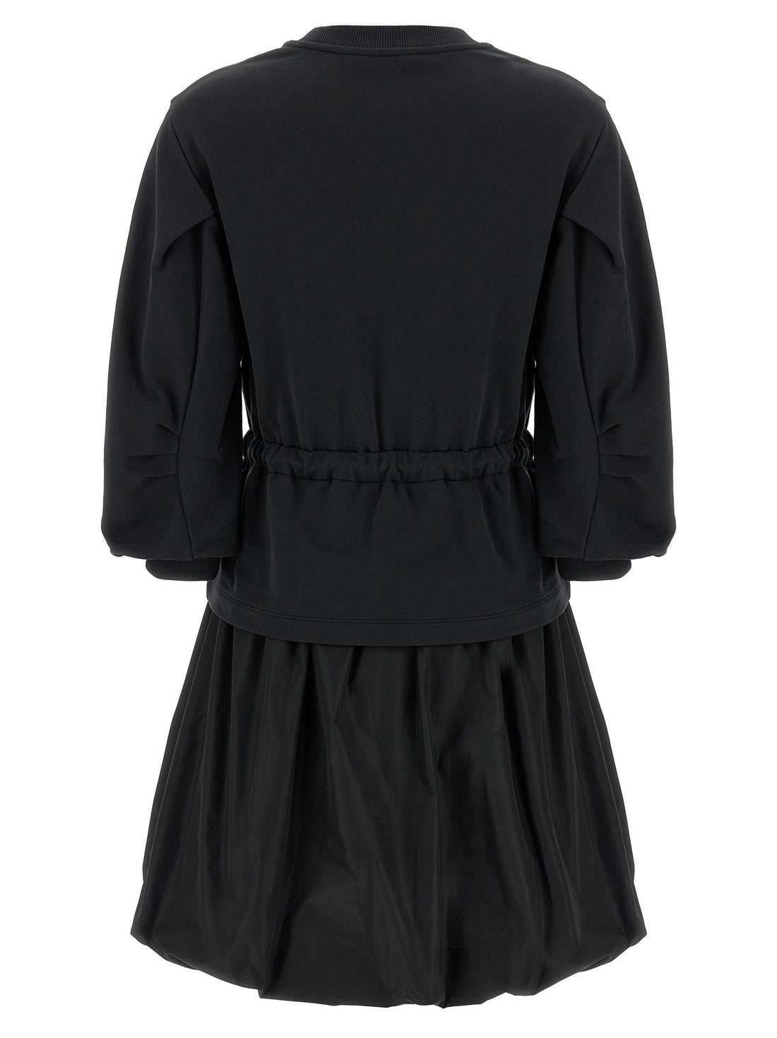 Moncler Two-material Dress Black