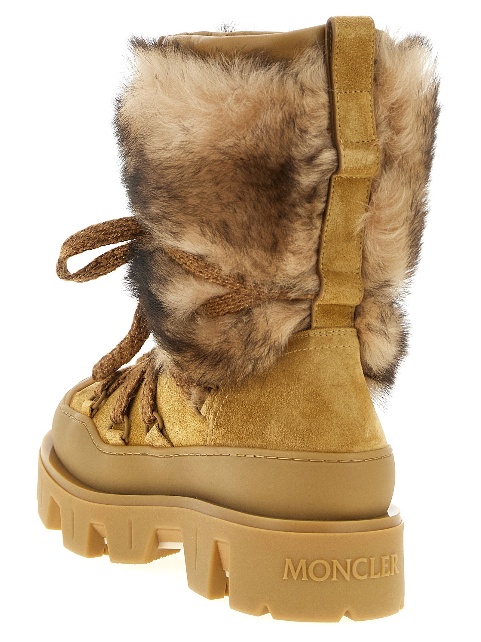 Moncler Peak Après Ankle Boots Brown