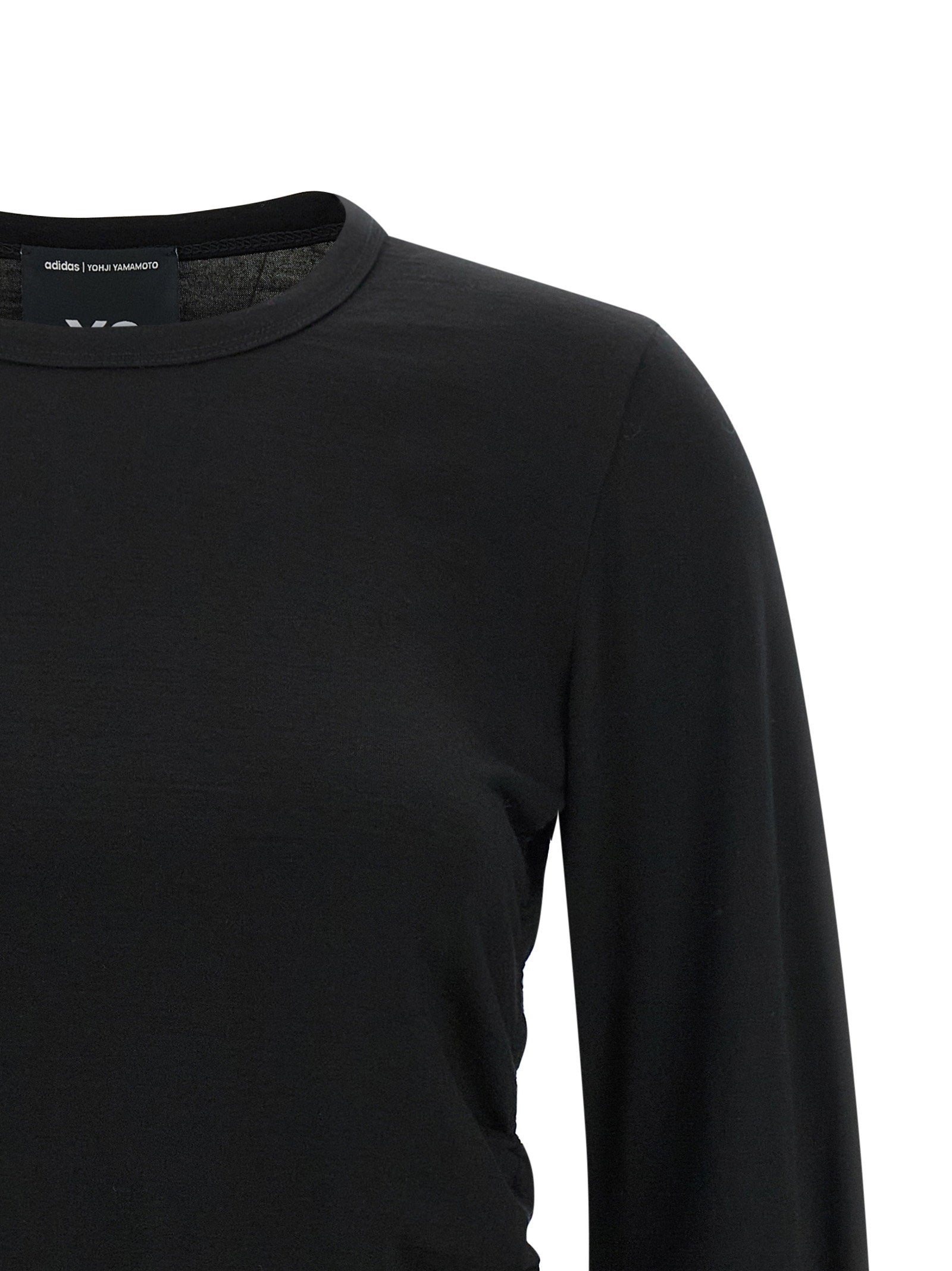 Y-3 Draped Cut T-shirt Black
