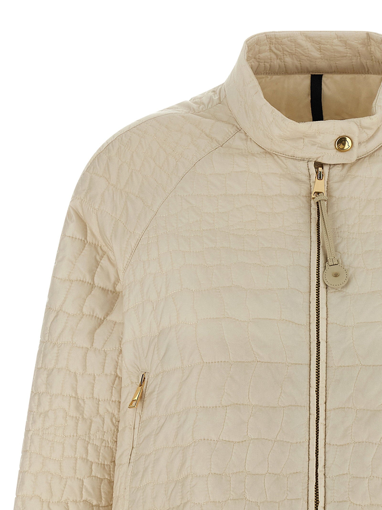 Moncler Aubrietaa Down Jacket Beige