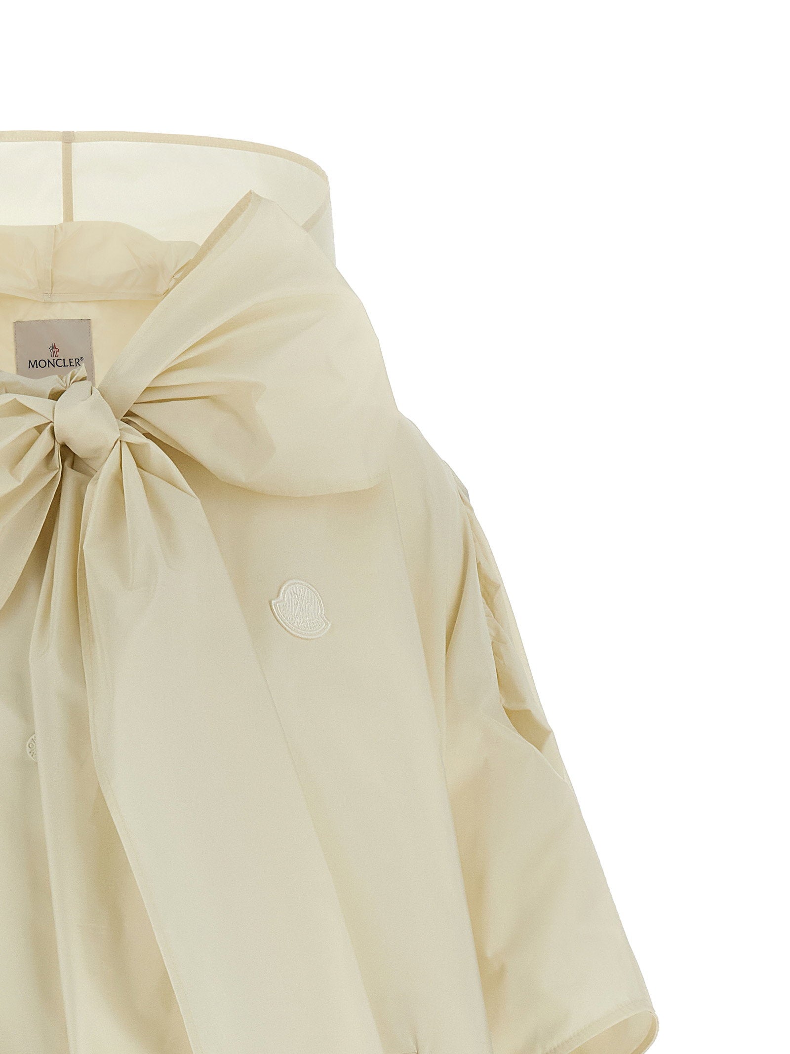 Moncler Taffeta Cape Beige