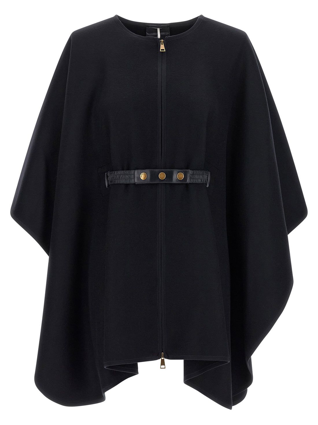 Moncler Two-material Cape Blue