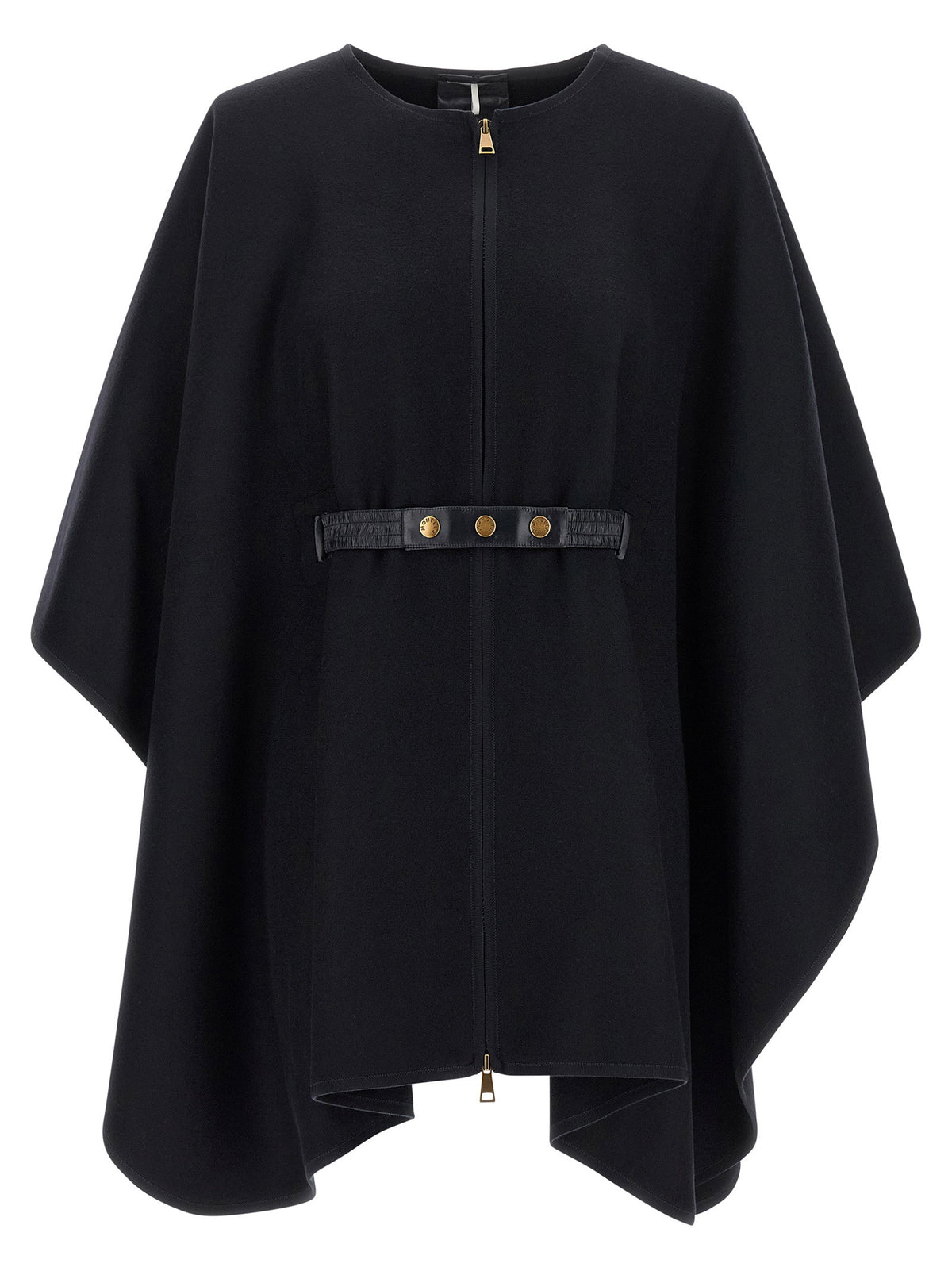 Moncler Two-material Cape Blue