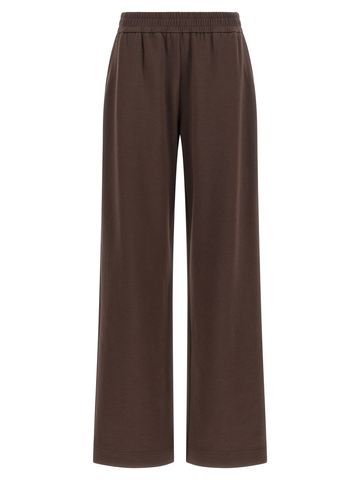 Moncler Double Knit Joggers Brown