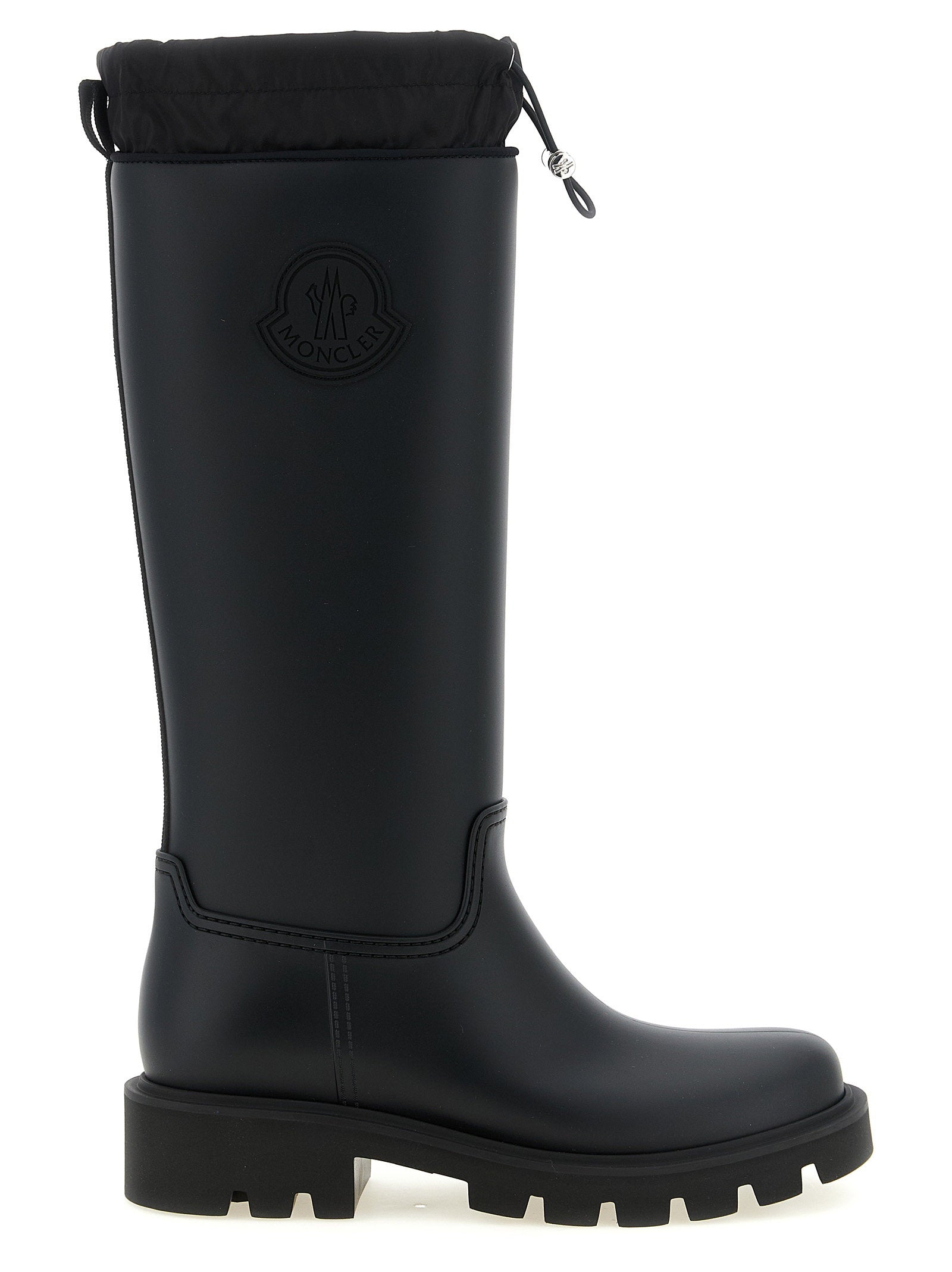 Moncler Kickstream Rubber Boots Black