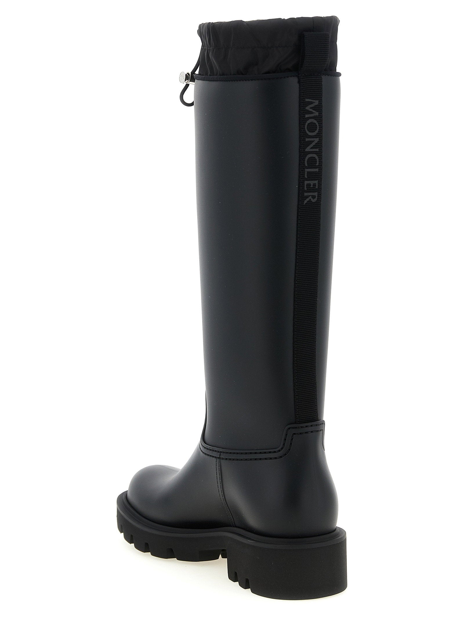 Moncler Kickstream Rubber Boots Black
