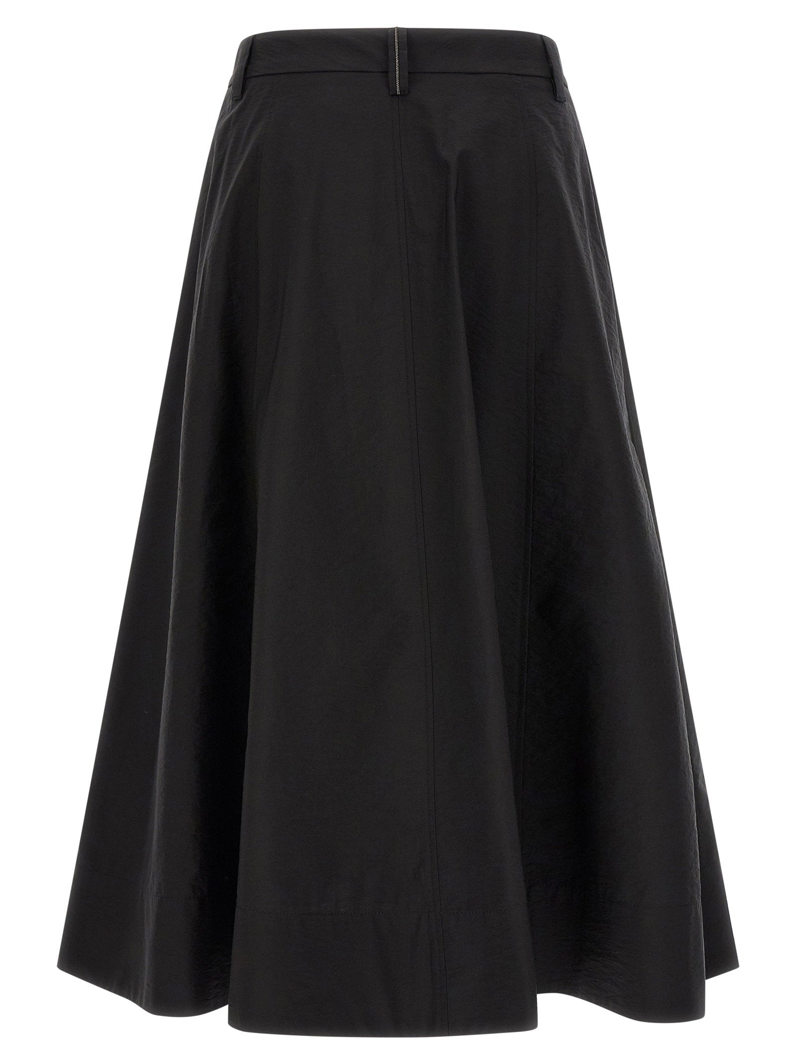 Brunello Cucinelli Sartorial Skirt Black