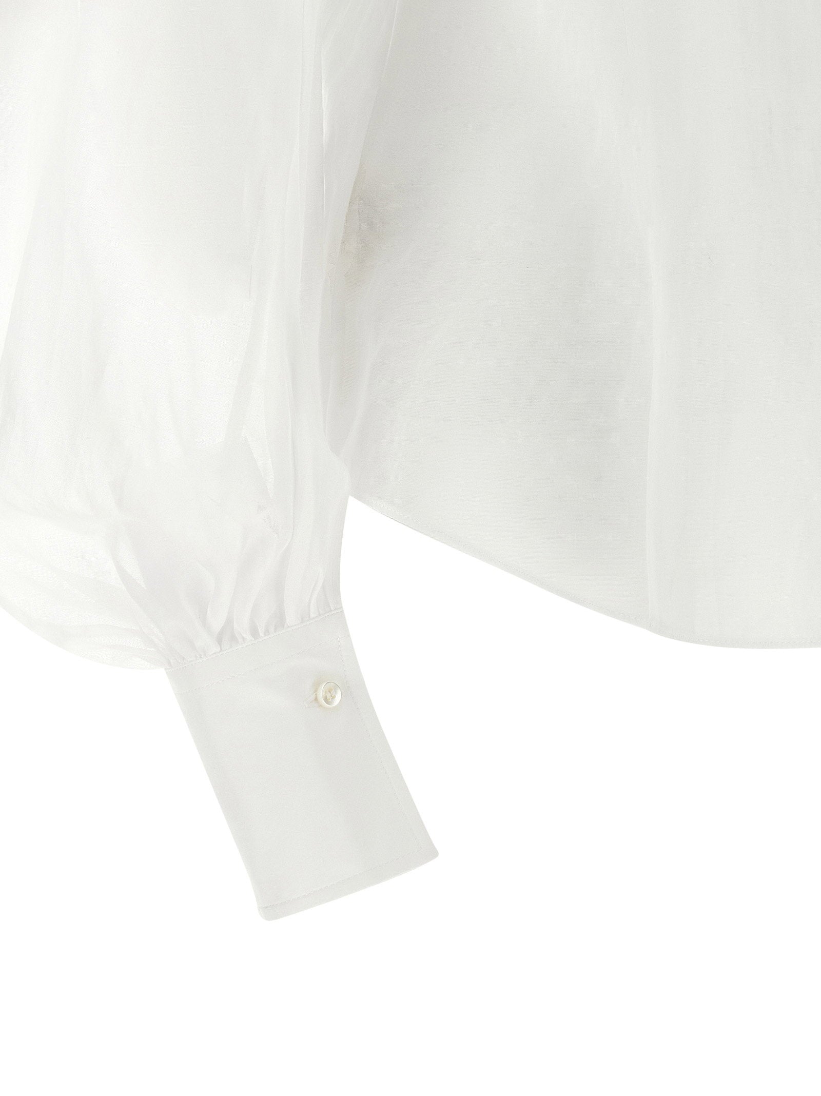 Brunello Cucinelli Organza Shirt White