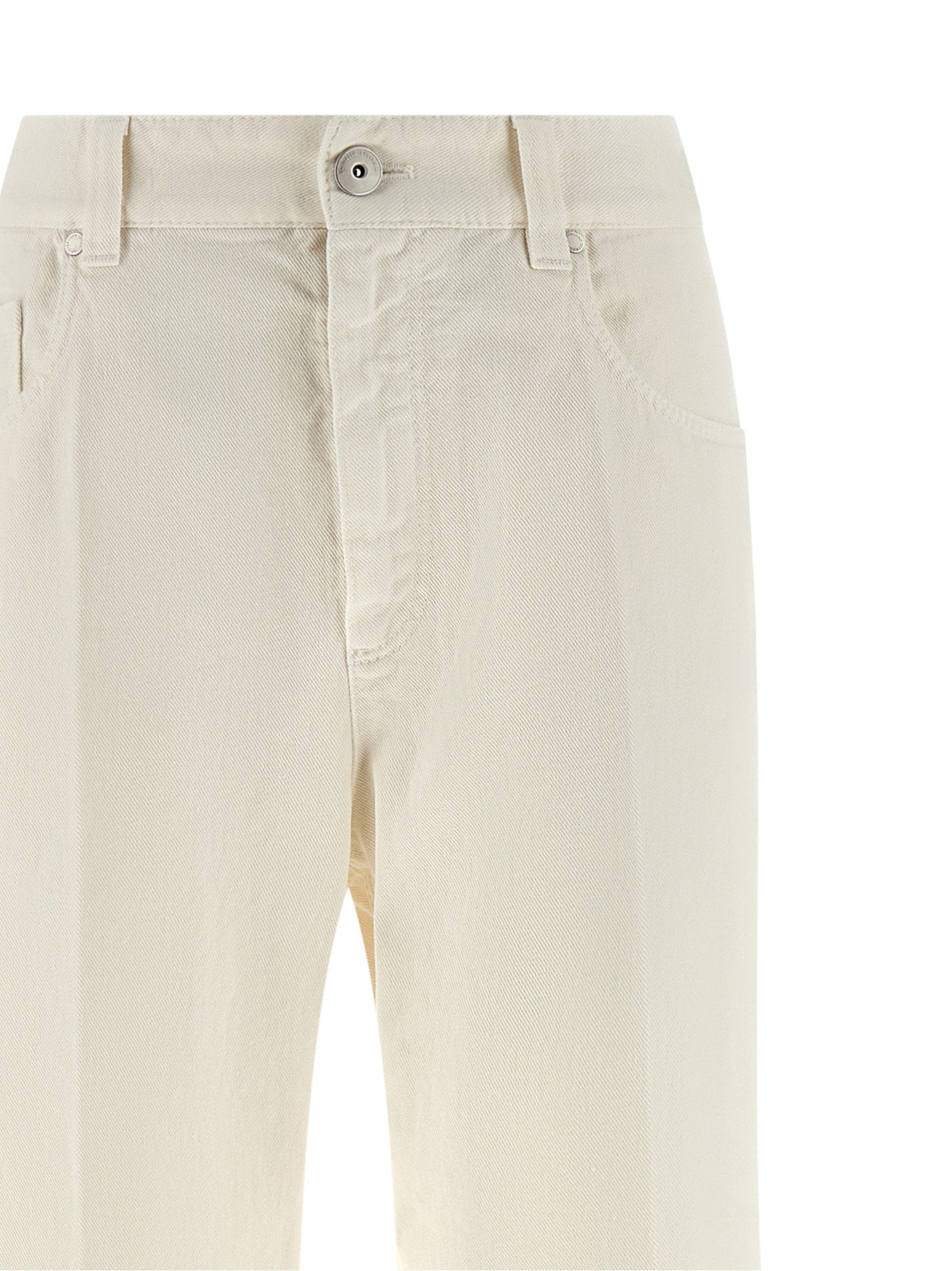 Brunello Cucinelli The Contemporary Loose Jeans White