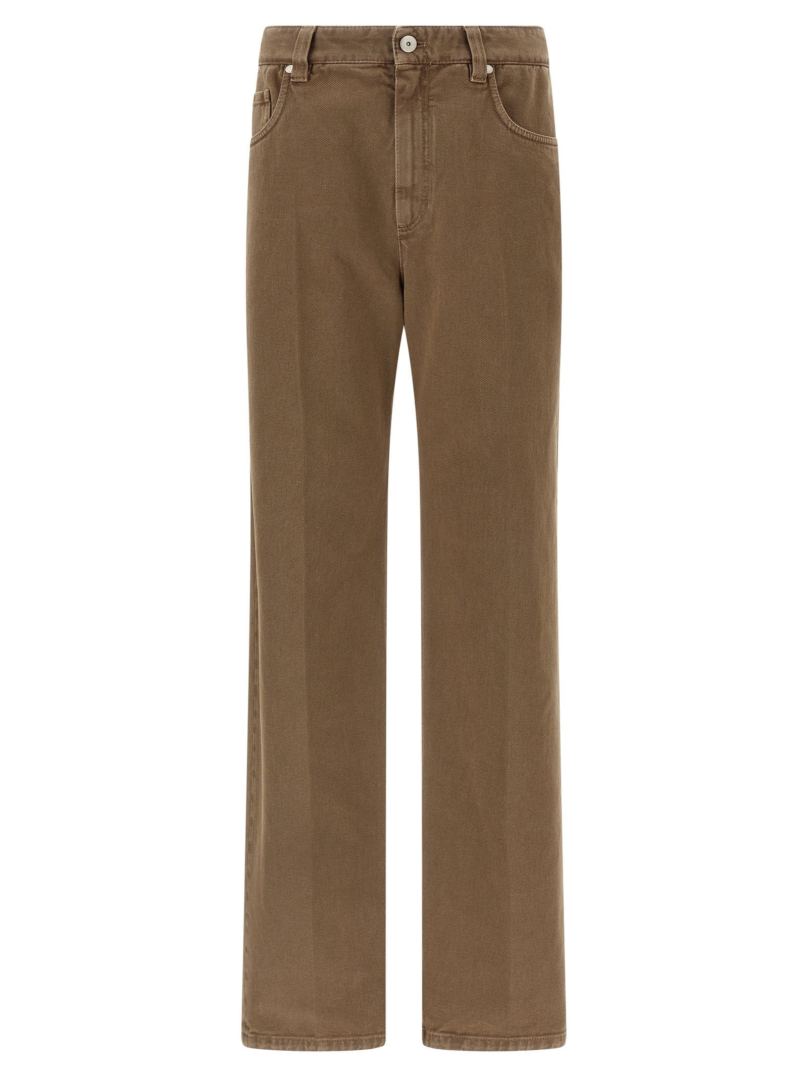 Brunello Cucinelli Denim Pants Beige