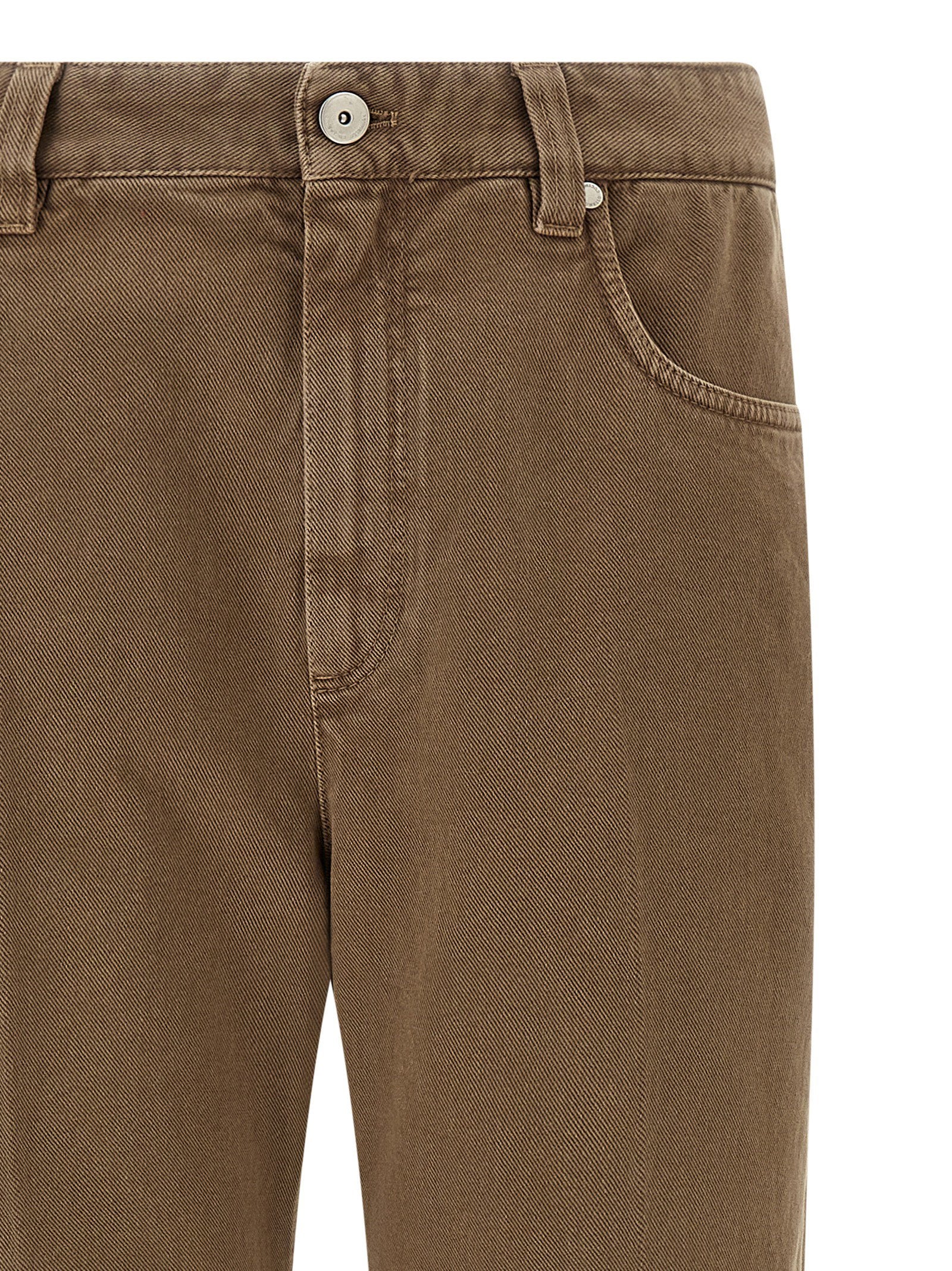 Brunello Cucinelli Denim Pants Beige