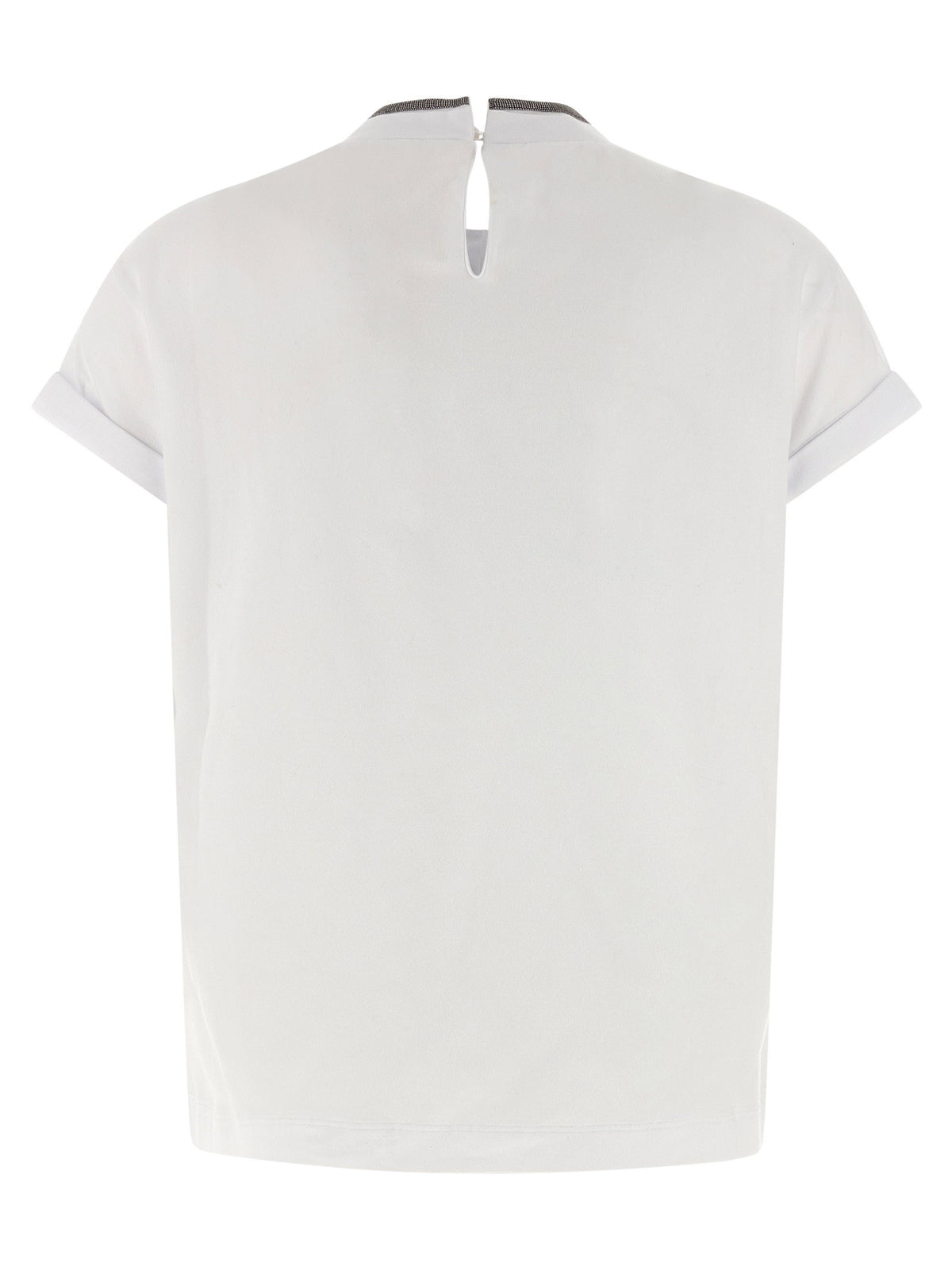 Brunello Cucinelli ‘monile’ Jersey T-shirt White