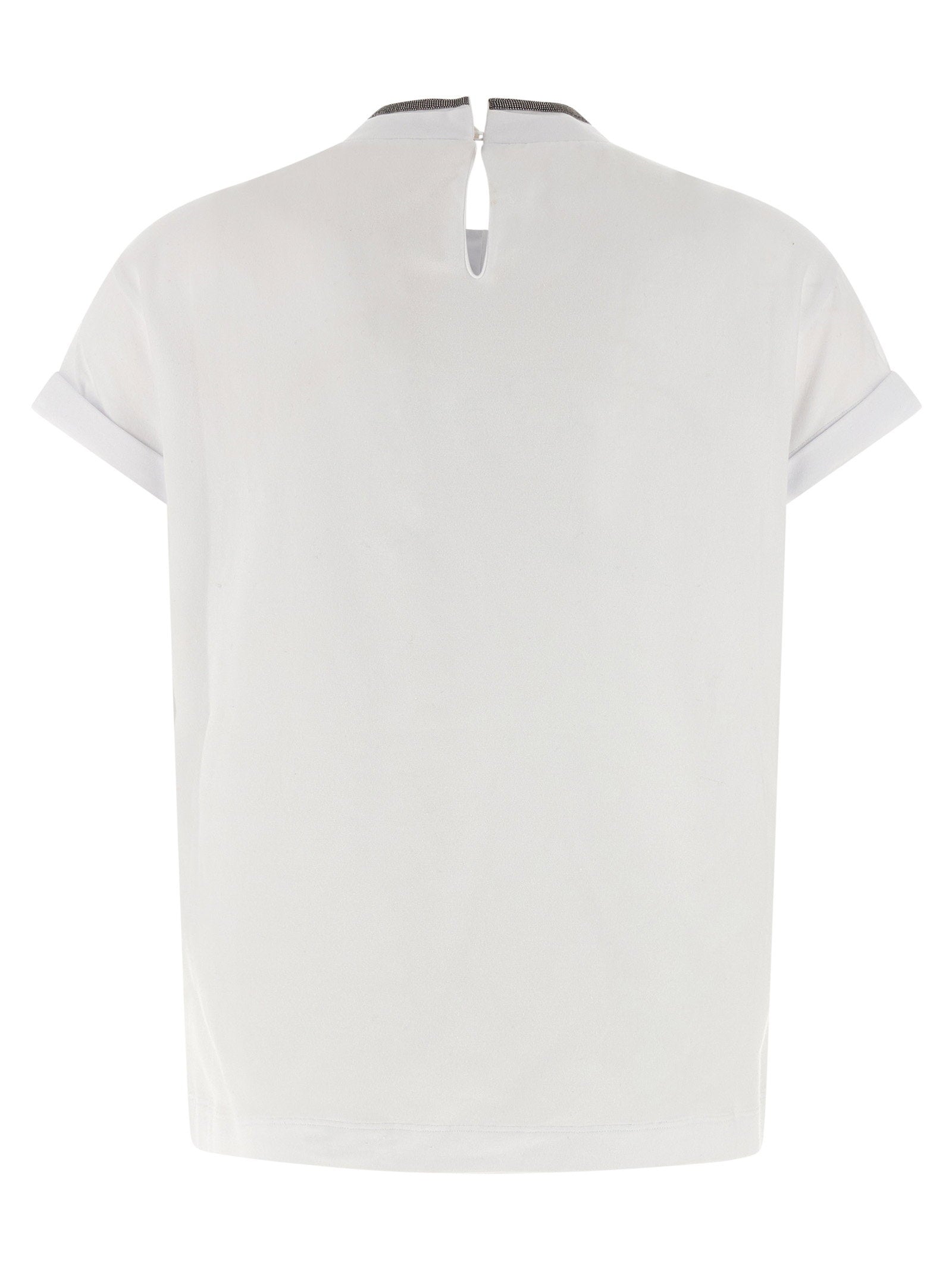 Brunello Cucinelli ‘monile’ Jersey T-shirt White