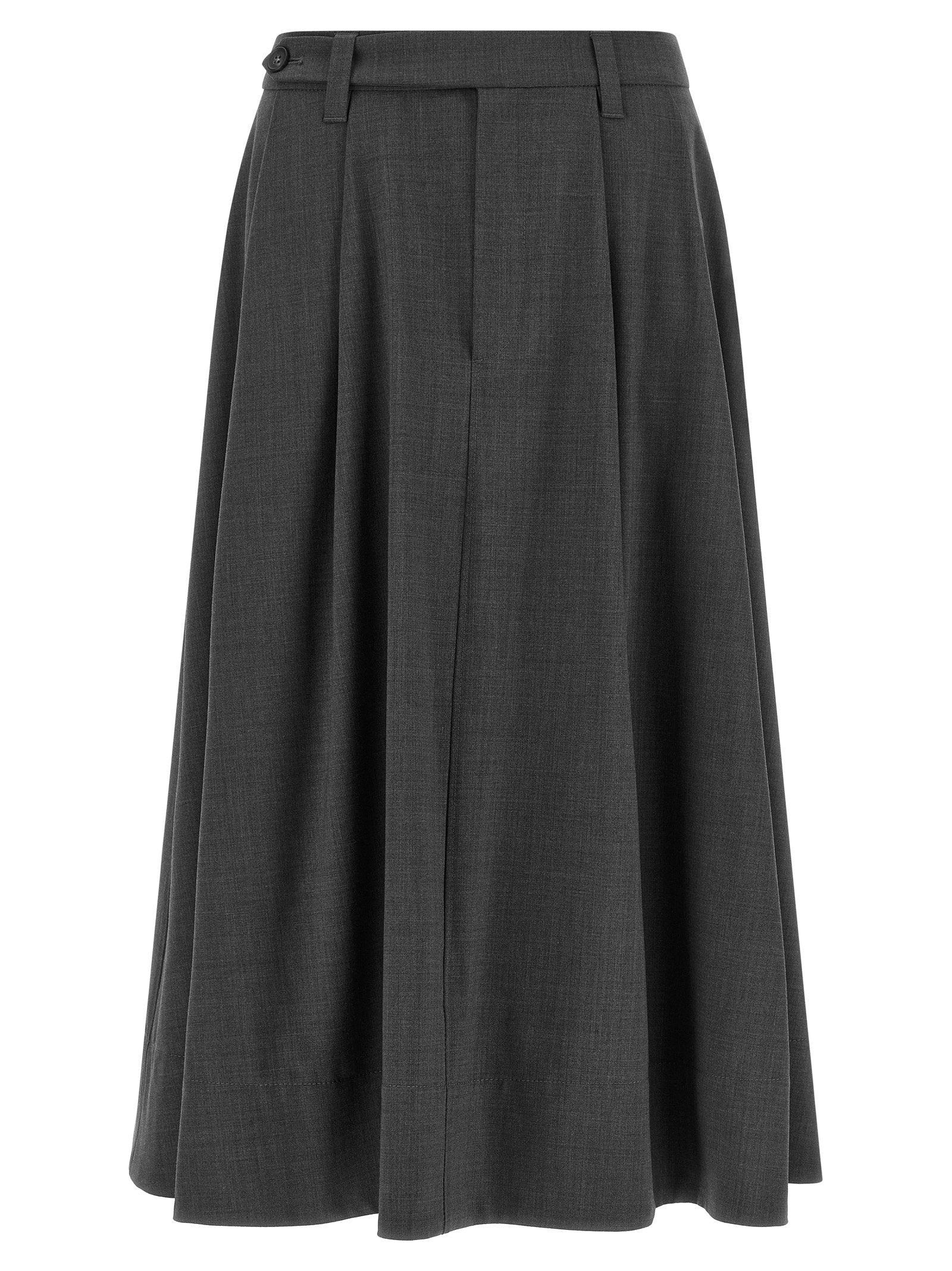 Brunello Cucinelli Wheel Skirt Gray