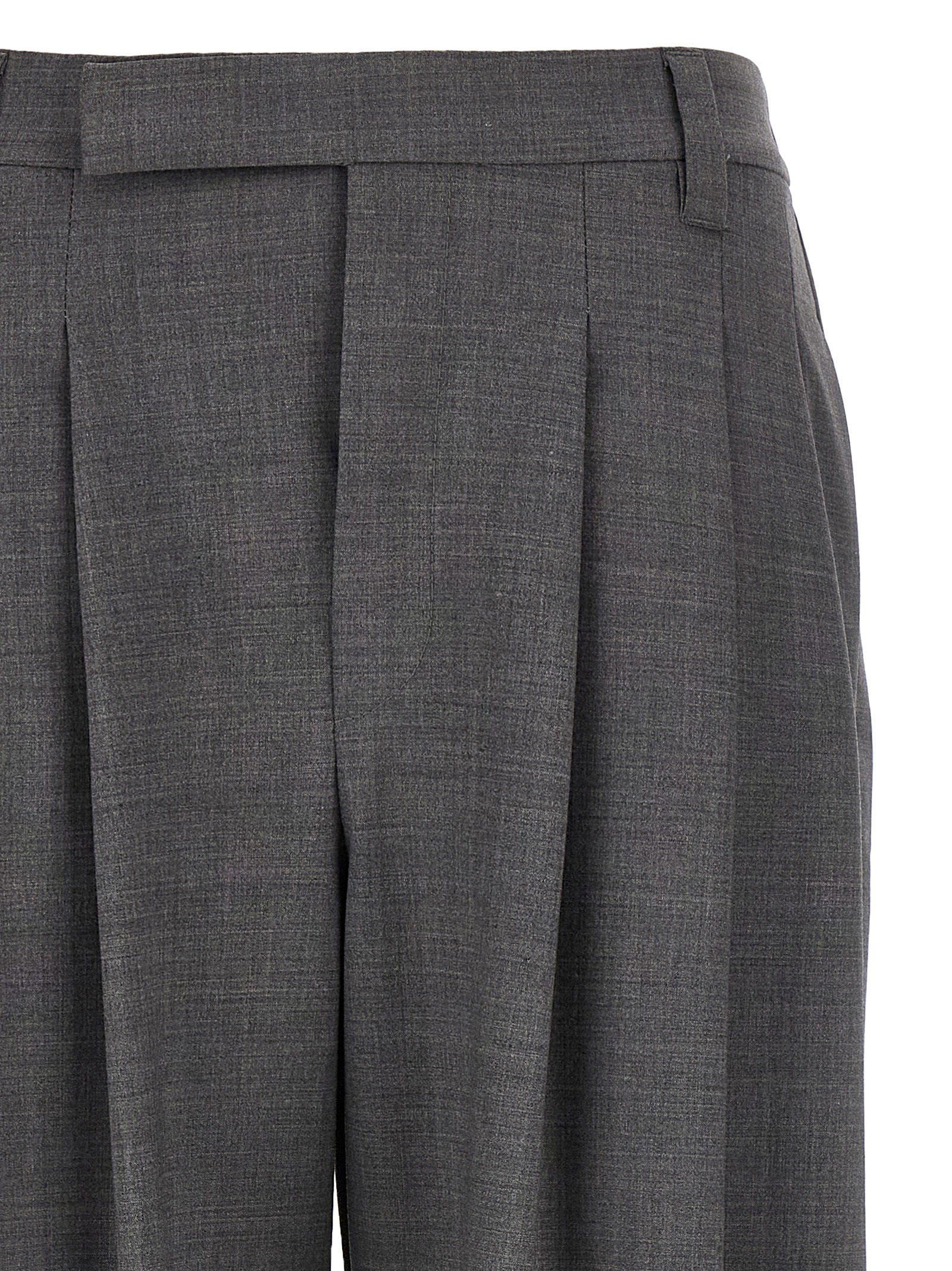 Brunello Cucinelli Sartorial Baggy Pants Gray