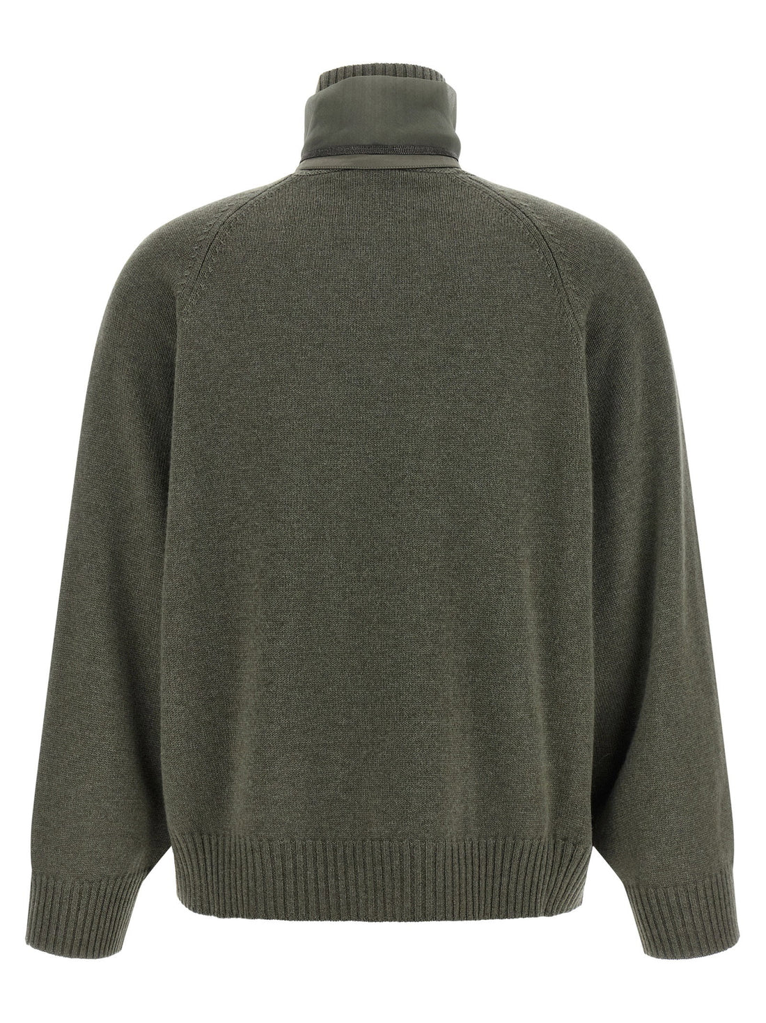 Brunello Cucinelli Monile Insert Sweater Green