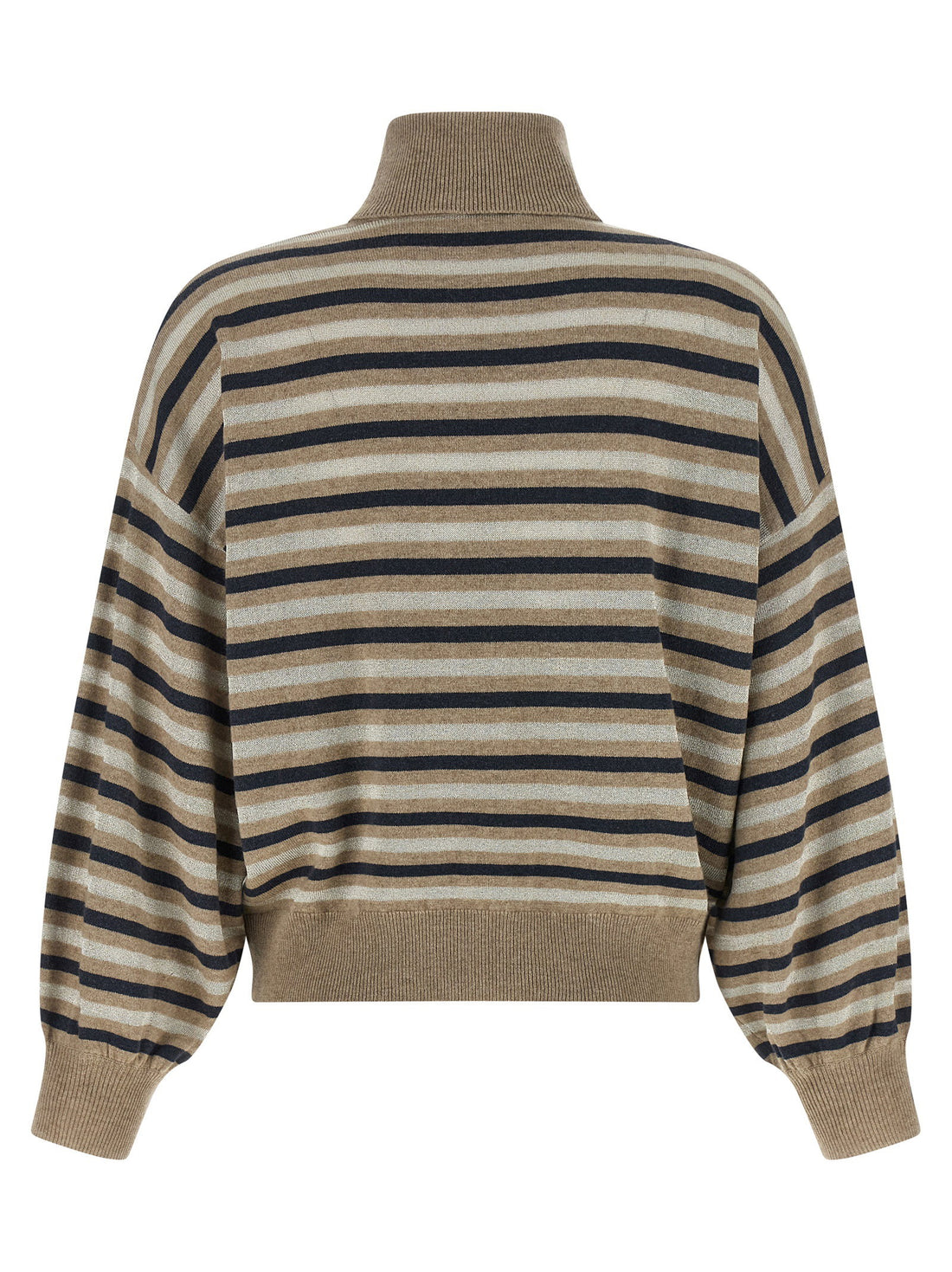 Brunello Cucinelli Sparkling Stripes Sweater Multicolor